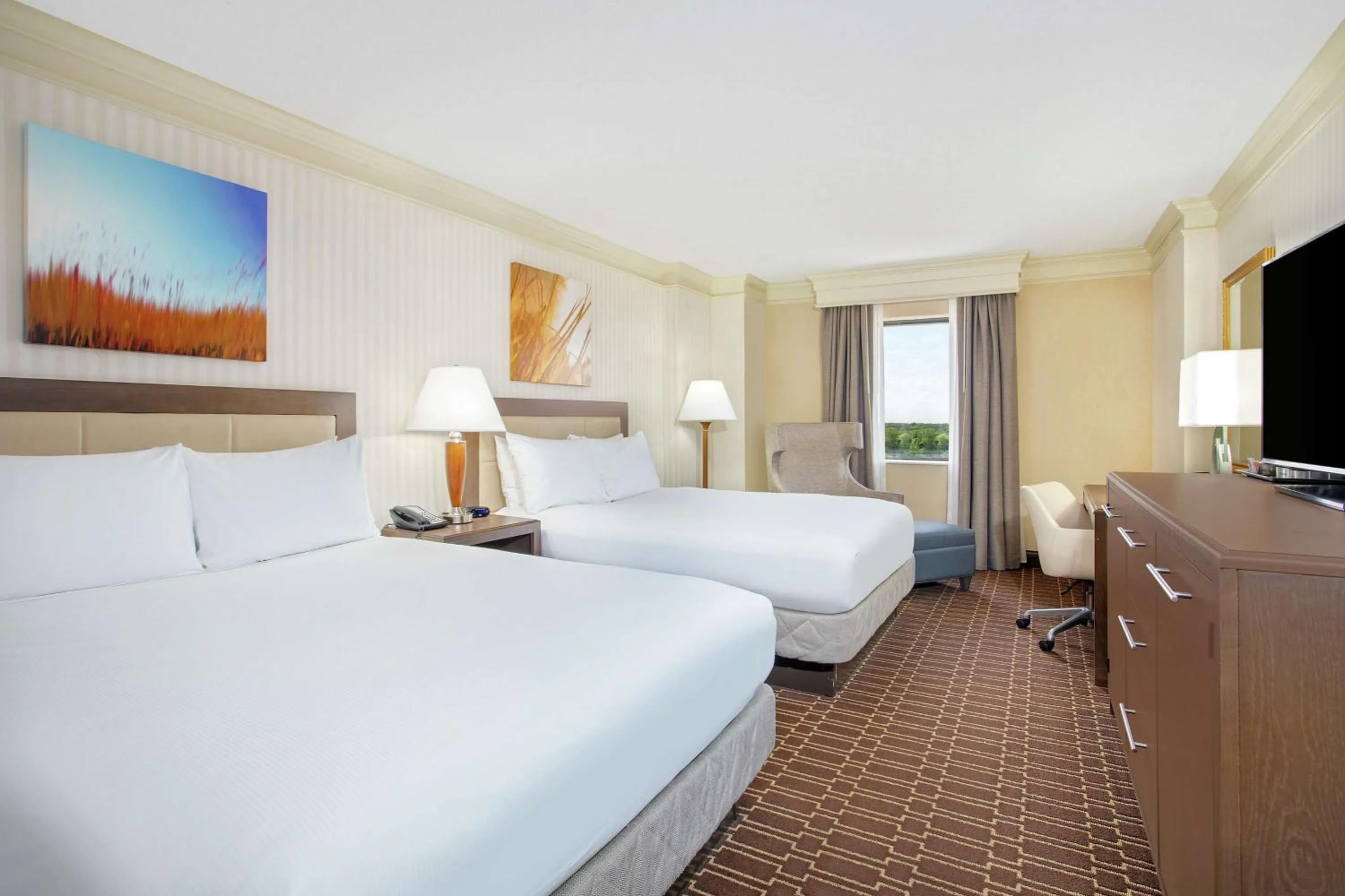 Corner Queen Room with Two Queen Beds in Hilton Jackson