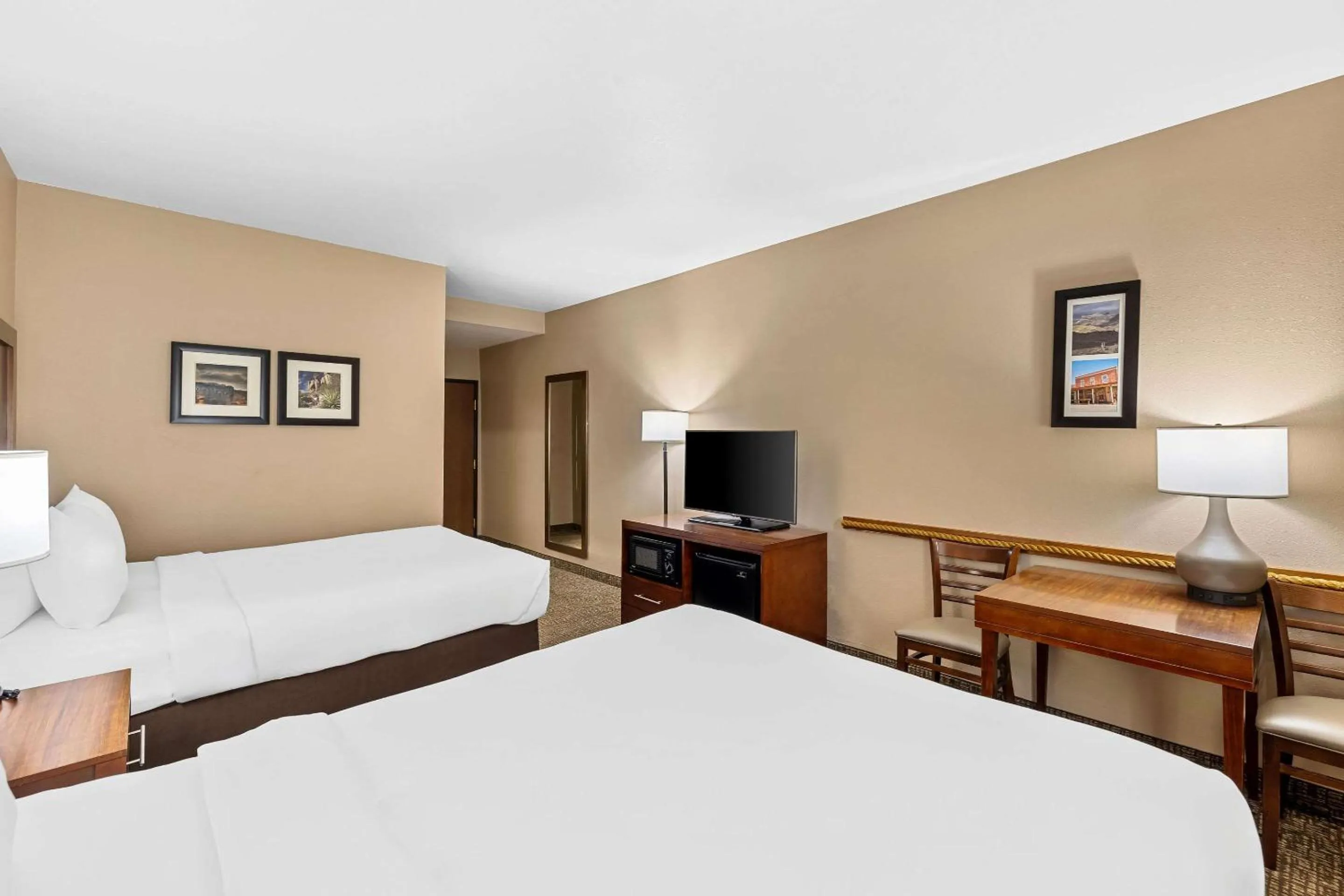 Queen Room with Two Queen Beds - Accessible/Non-Smoking  in Comfort Inn Benson near Kartchner Caverns