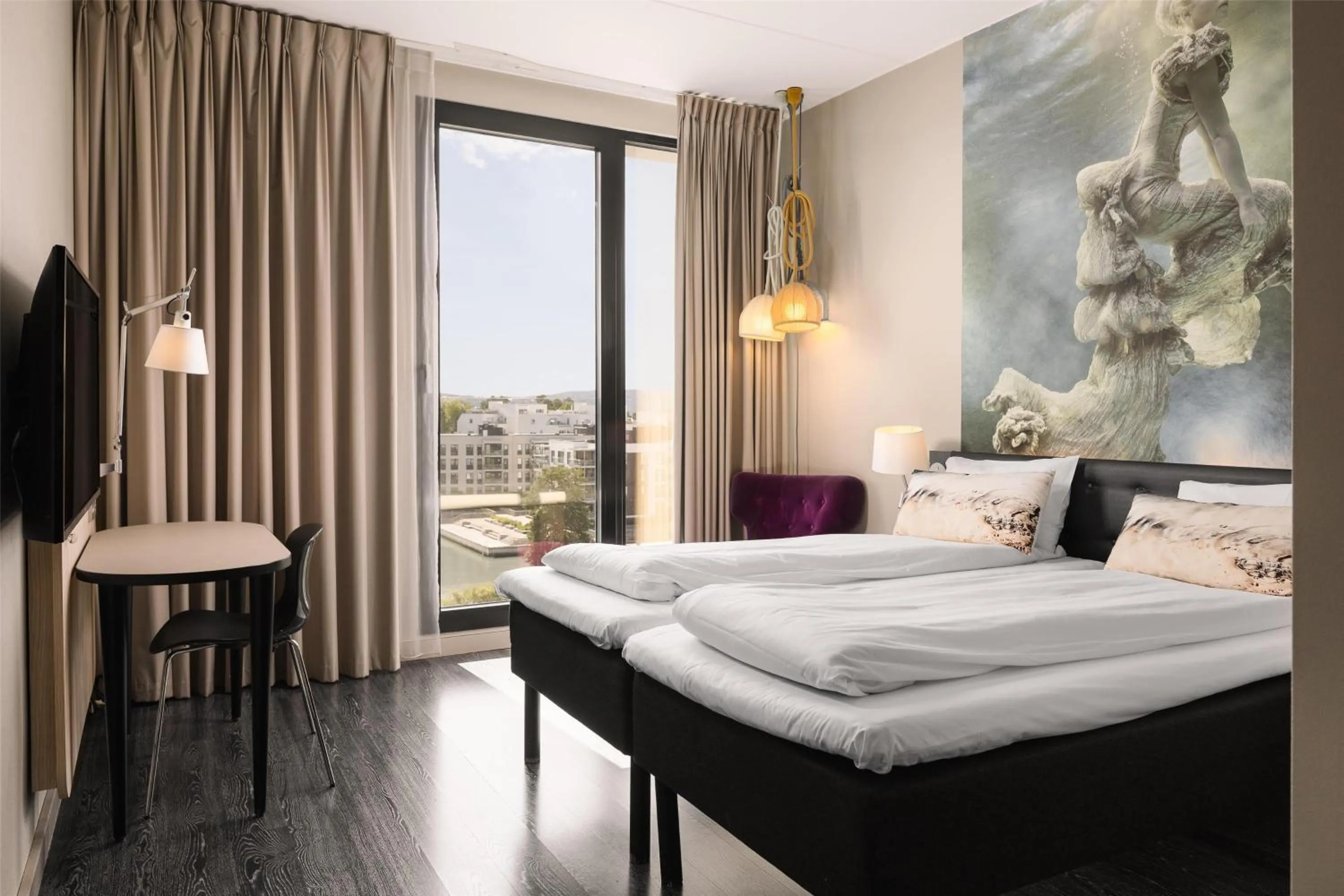 Twin Room in Scandic Fornebu