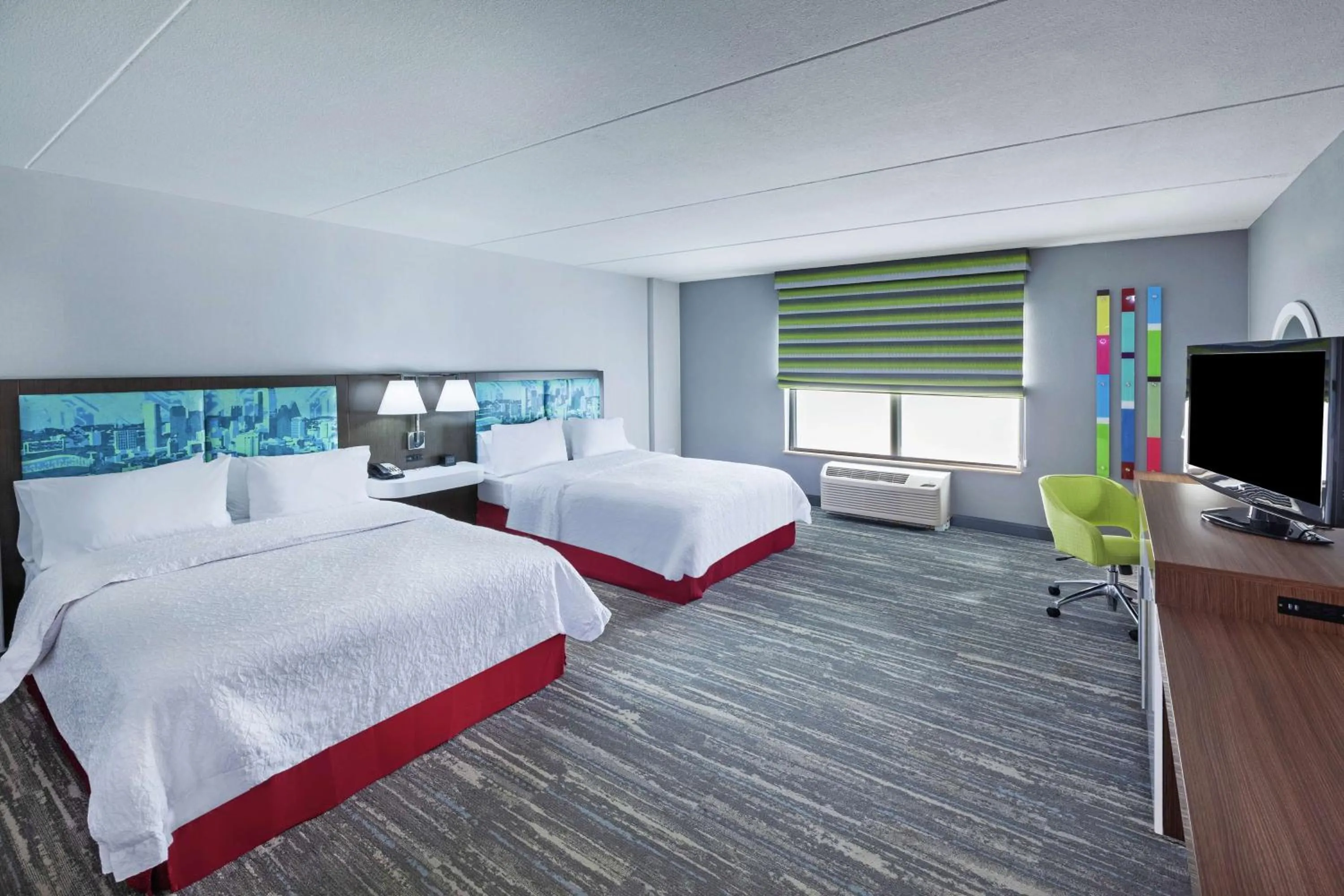 Queen Room with Two Queen Beds - Disability Access/Non-Smoking in Hampton Inn & Suites Houston-Bush Intercontinental Airport