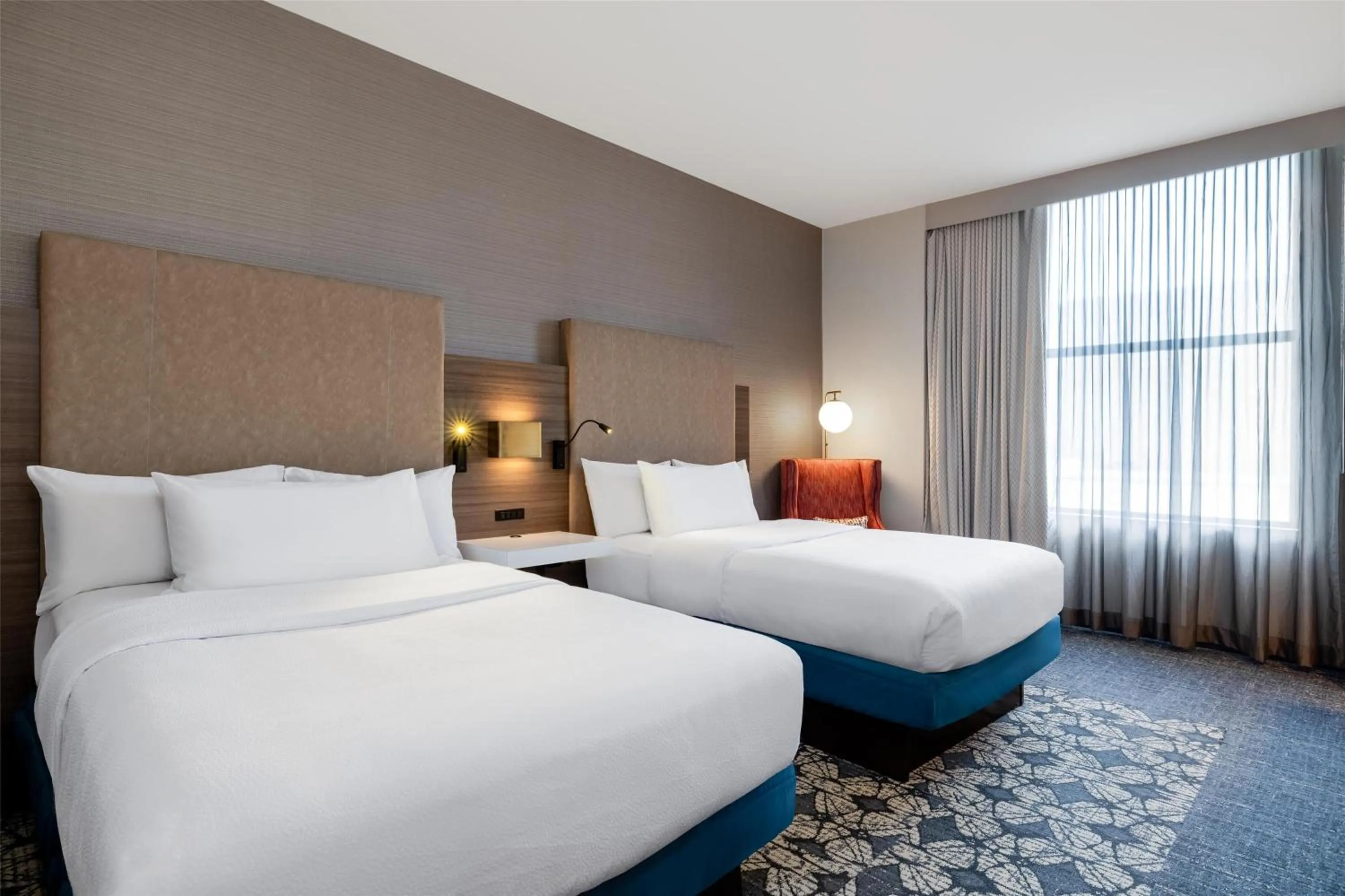 Double Room with Two Double Beds in Hilton Garden Inn Indianapolis Downtown