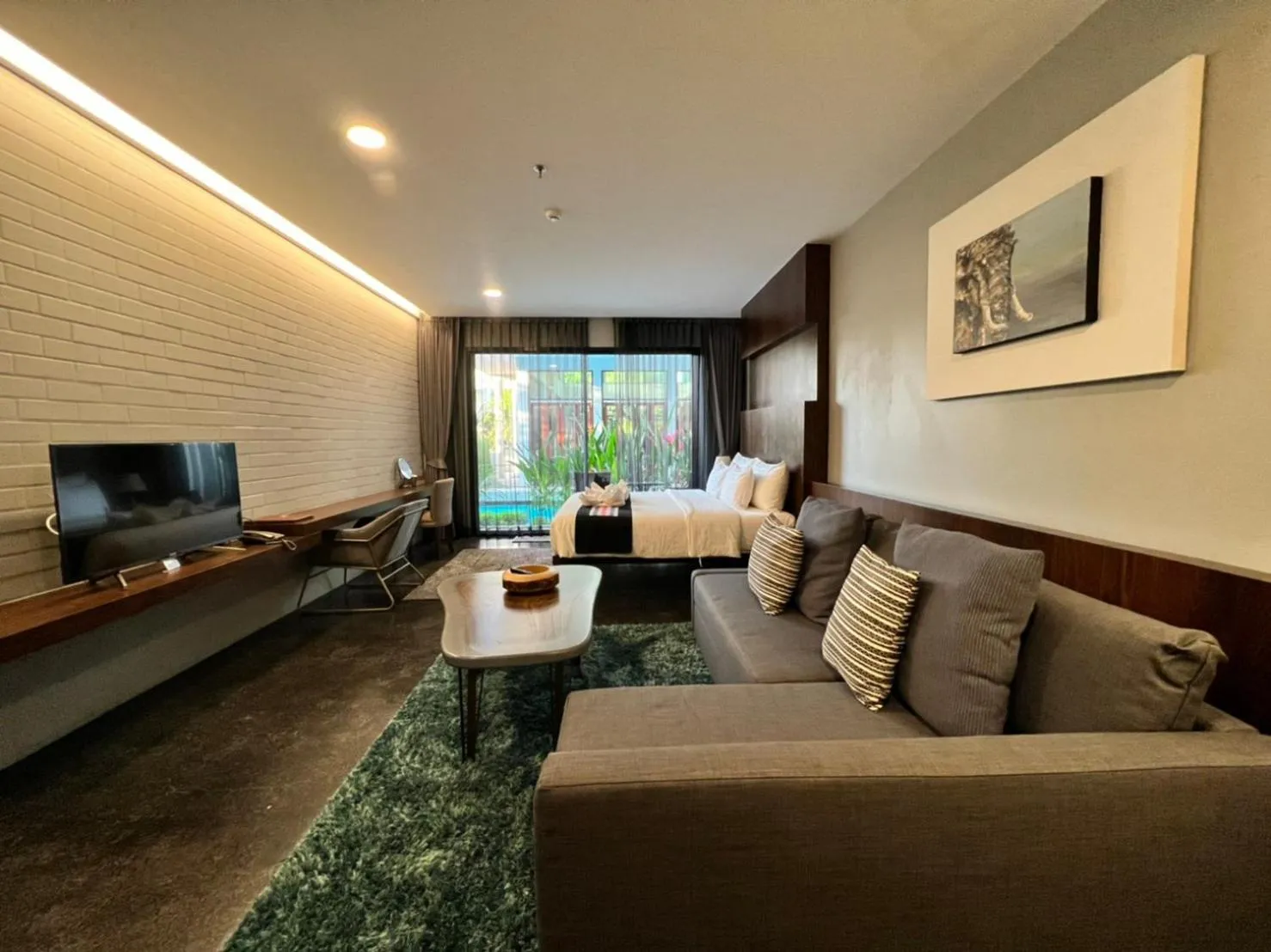 Premier King Room with Pool Access in NAI YA Hotel -SHA Extra Plus