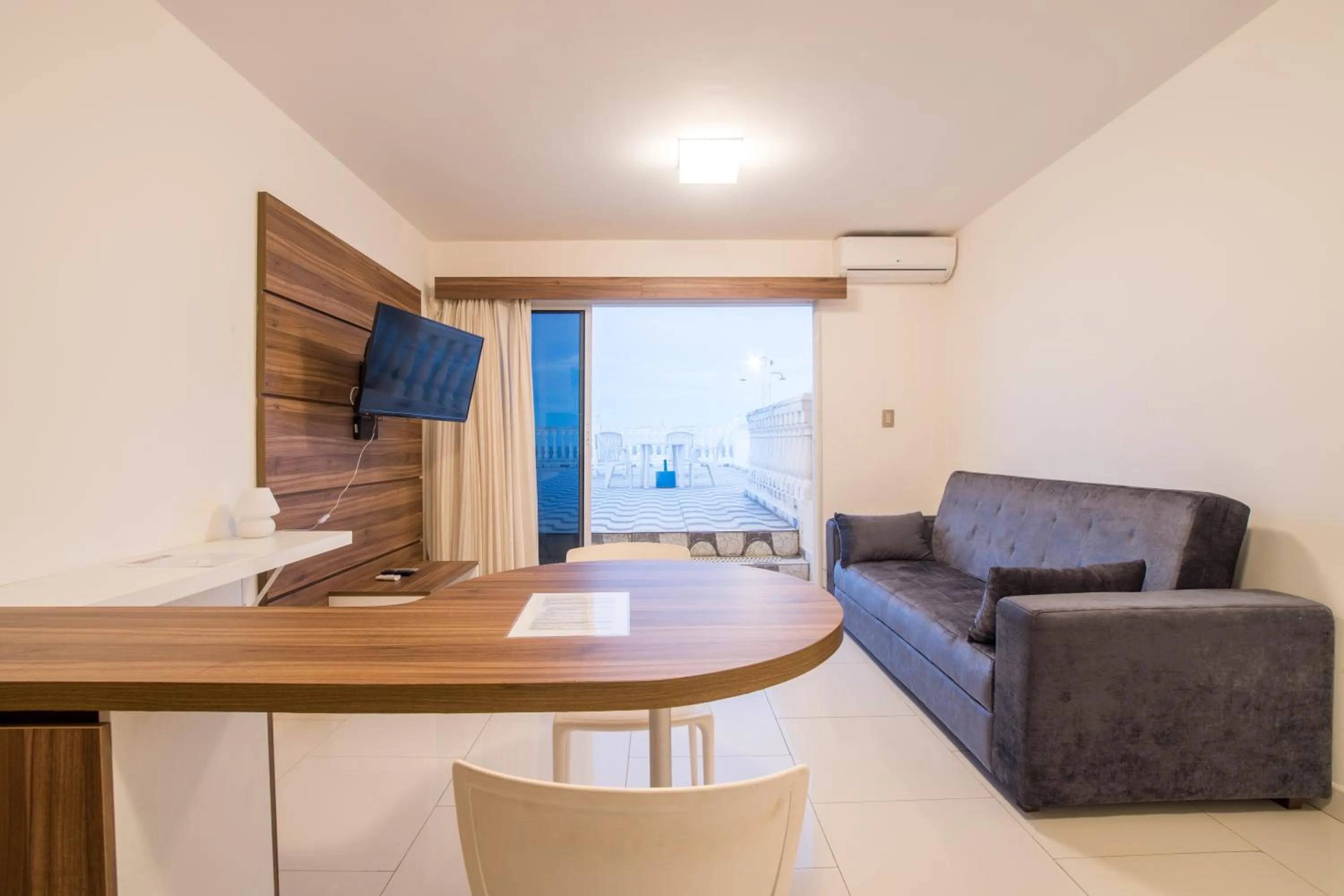 One-Bedroom Apartment with Terrace and Pool View - single occupancy in Kristie Resort Natal Hotel