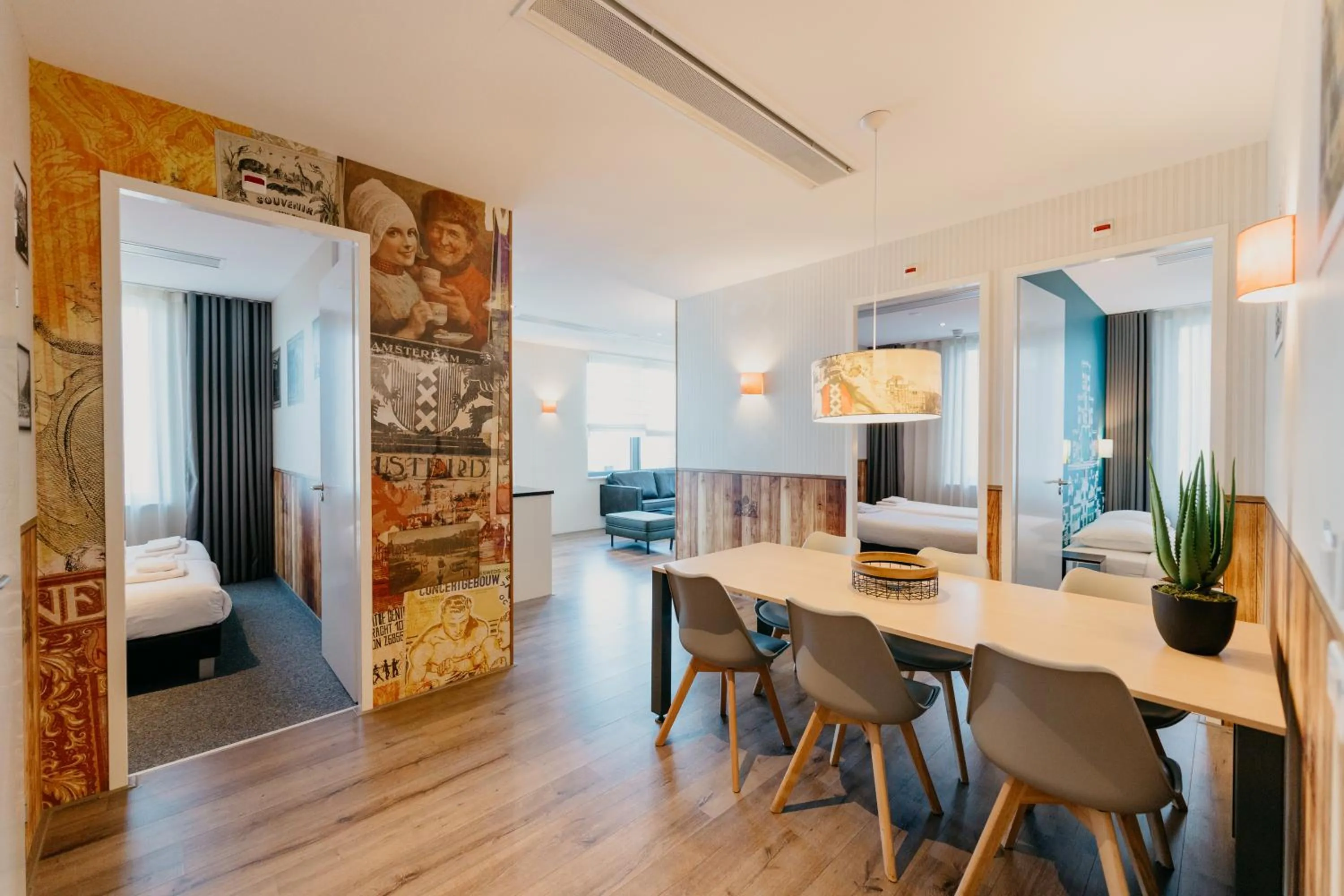 Three-Bedroom Apartment in Amsterdam ID Aparthotel