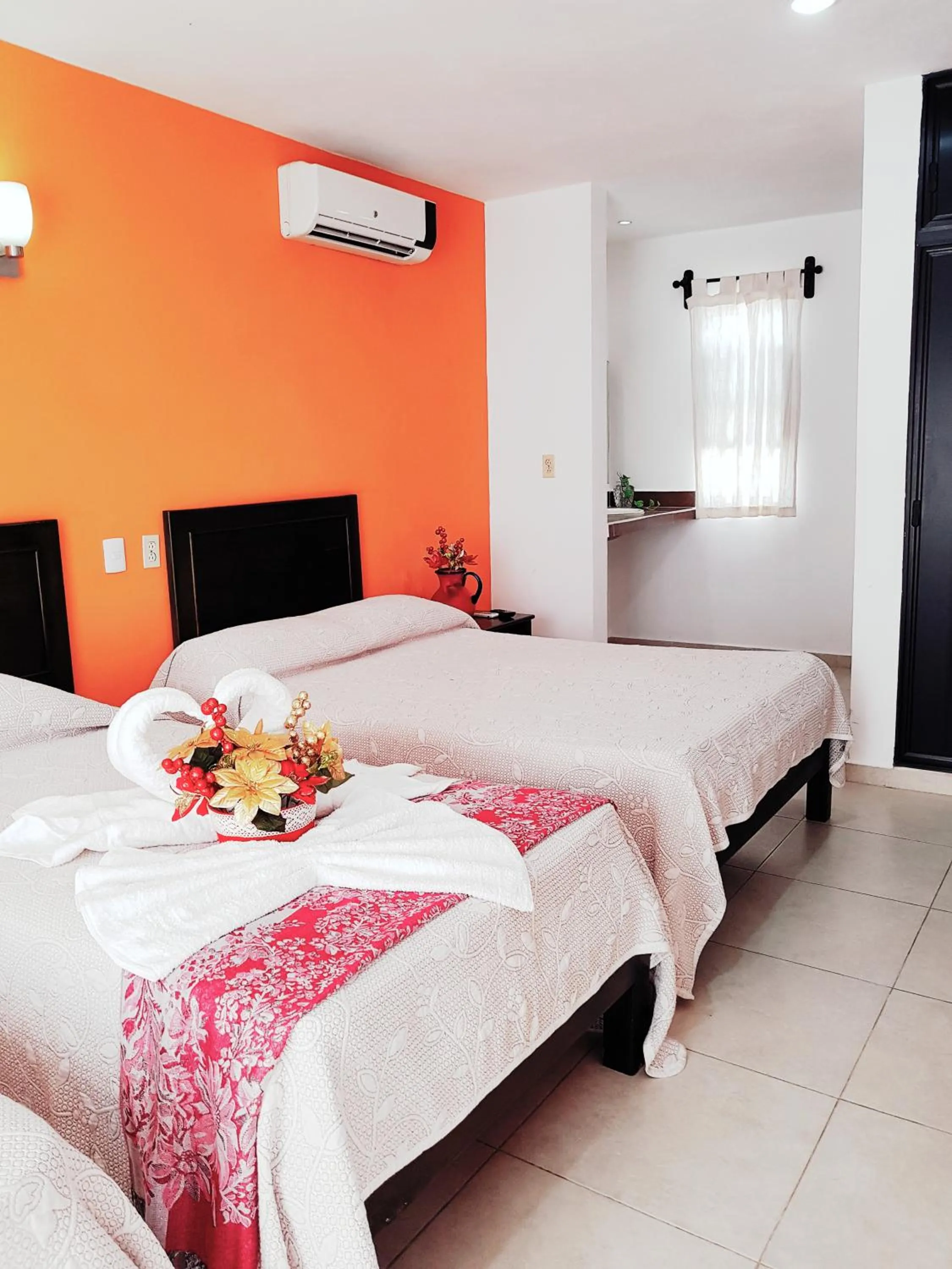 Double Room with Two Double Beds in Hotel Rosalia