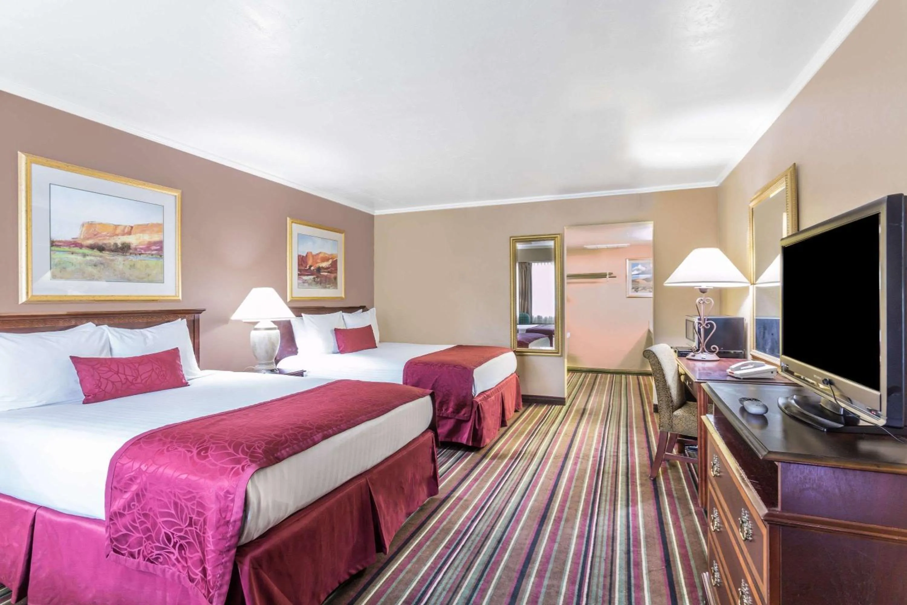 Queen Room with Two Queen Beds - Accessible/Non-Smoking  in Days Inn & Suites by Wyndham Logan