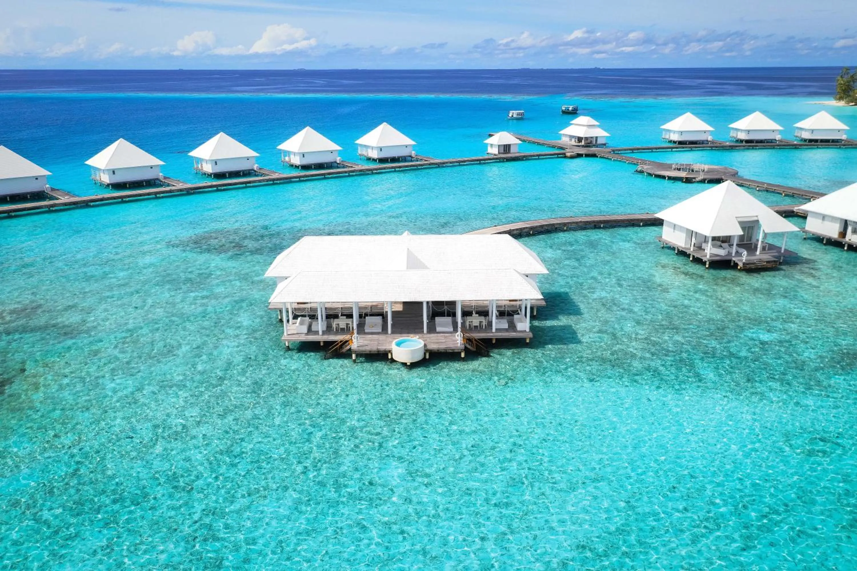 Two-Bedroom Pool Water Villa in Diamonds Athuruga Maldives Resort & Spa