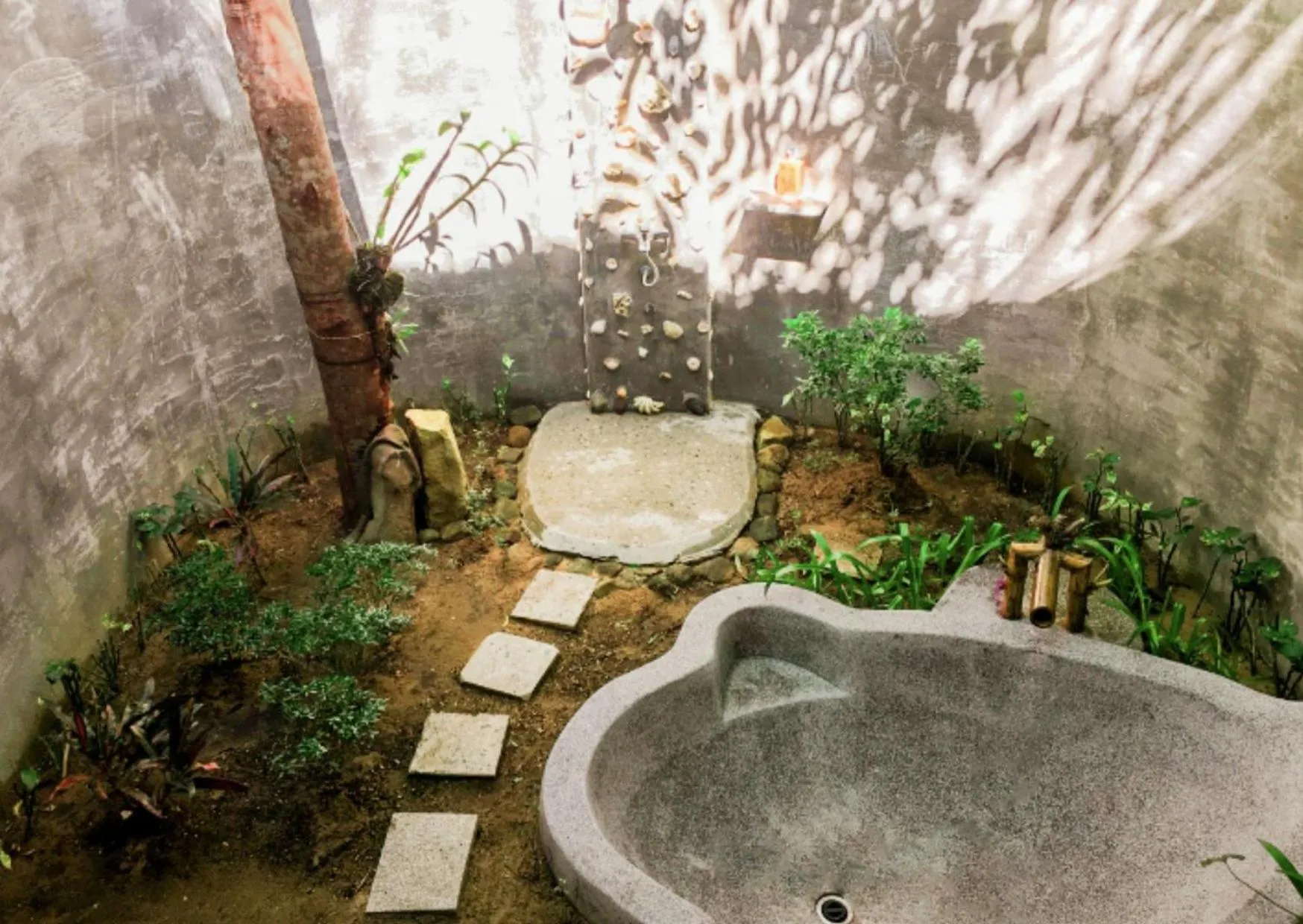 Double Room with Sea View in Bamboo Cottages