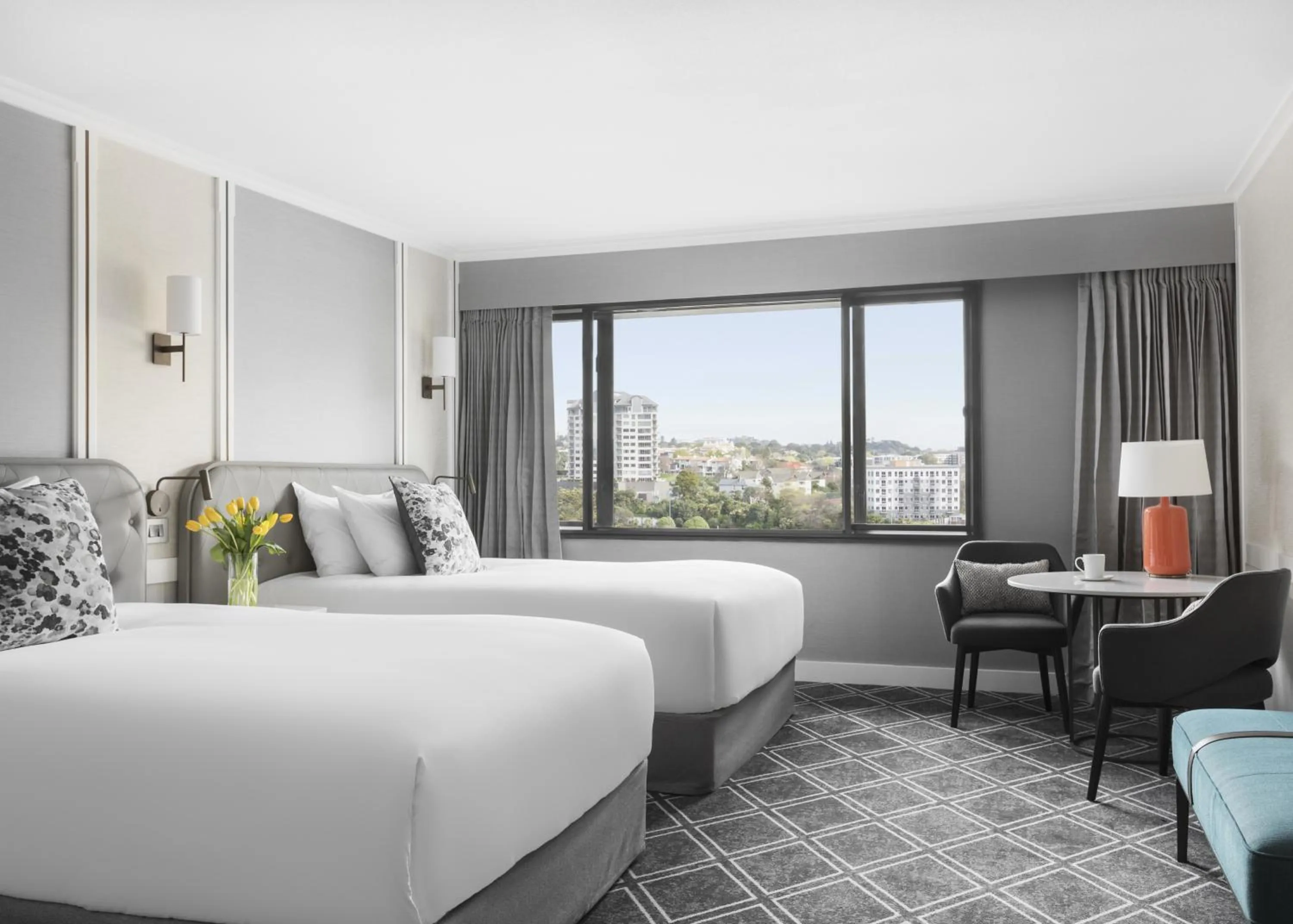 Deluxe Twin with 2 Double Beds in Cordis, Auckland by Langham Hospitality Group