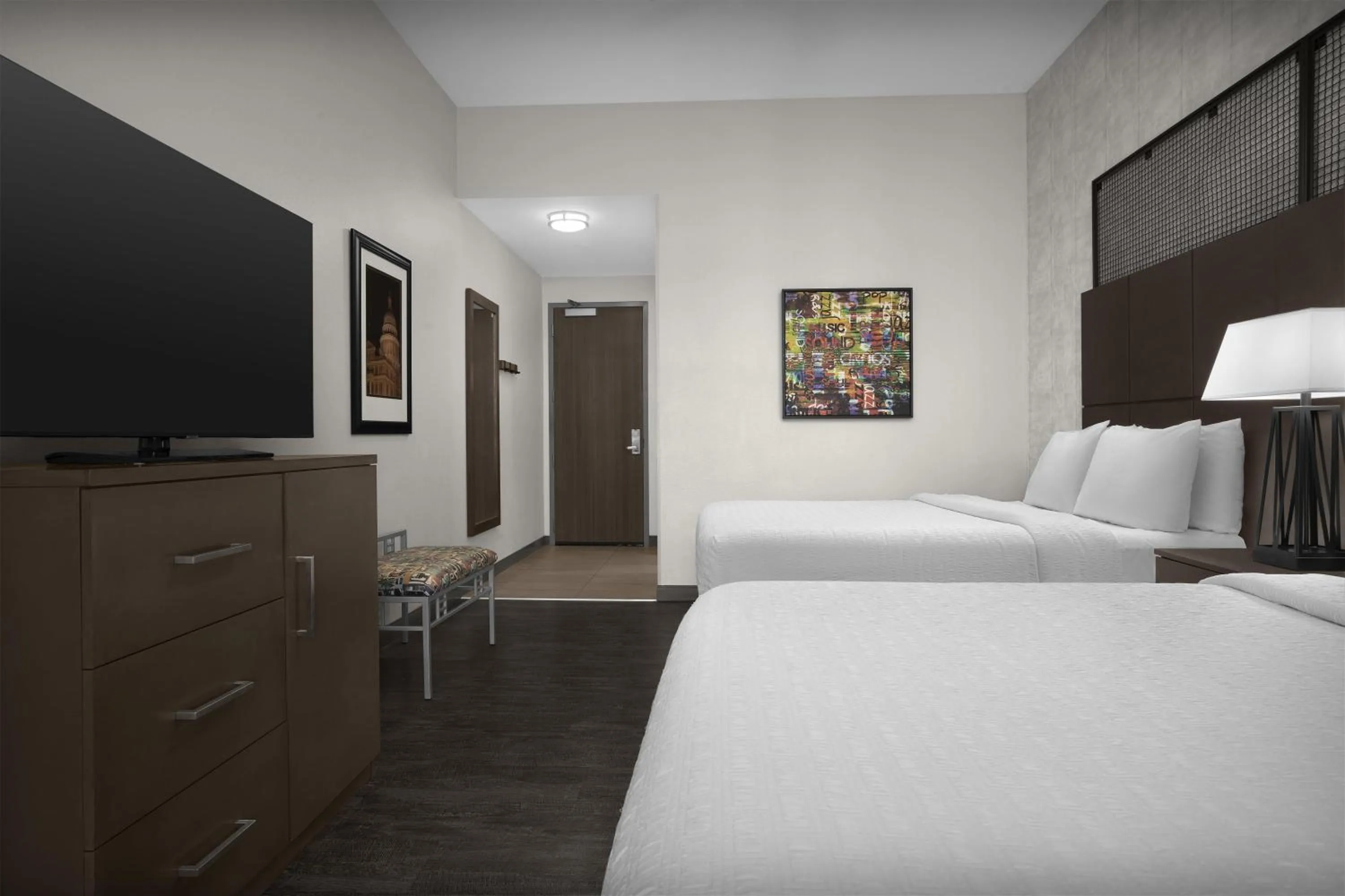 Room with Two Queen Beds - Non-Smoking in Hampton Inn and Suites Austin University Capitol