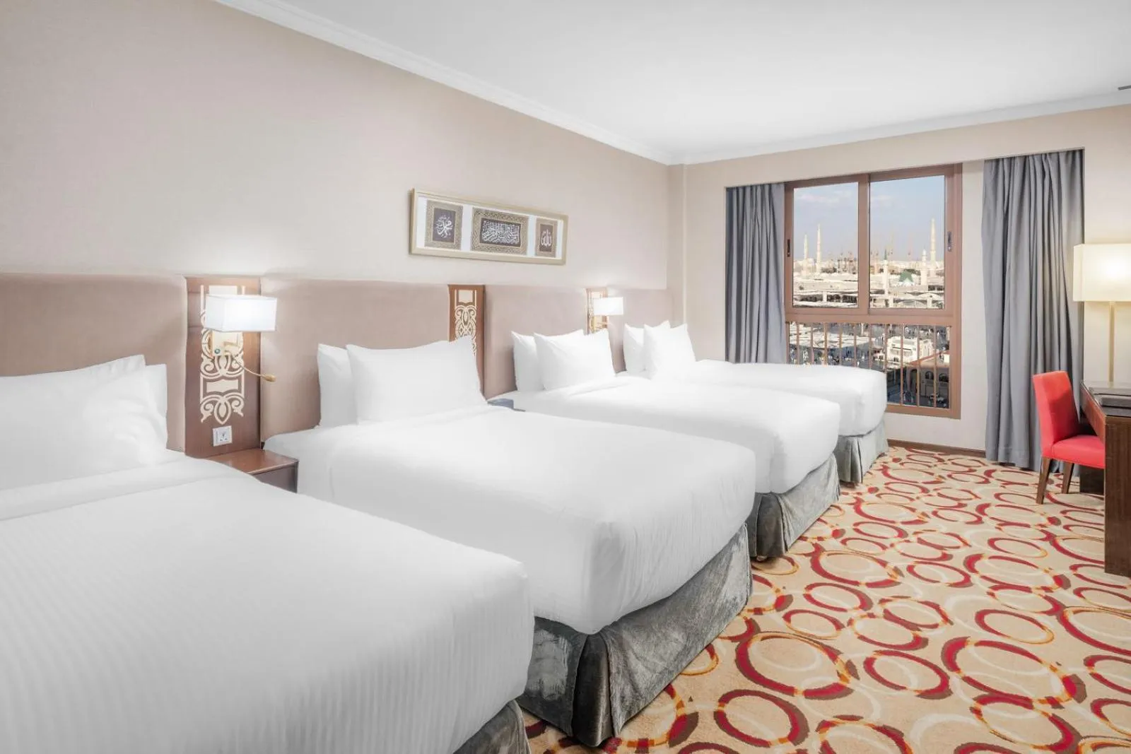 Premium Quadruple Room in Taiba Madinah Hotel
