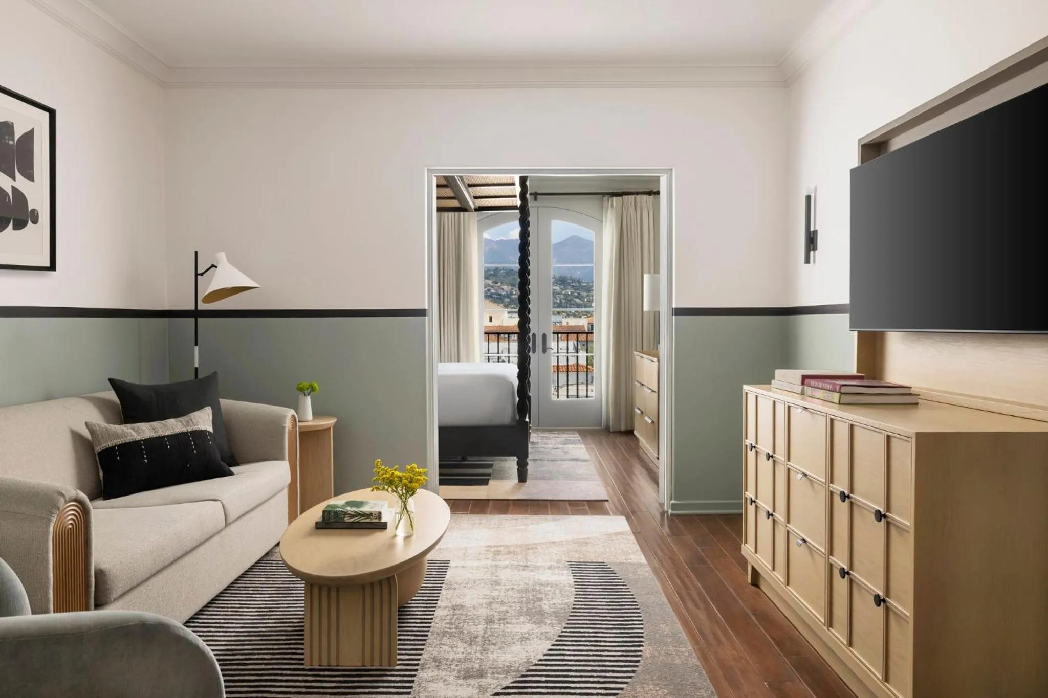 One-Bedroom King Suite with Juliet Balcony in Kimpton Canary Hotel by IHG
