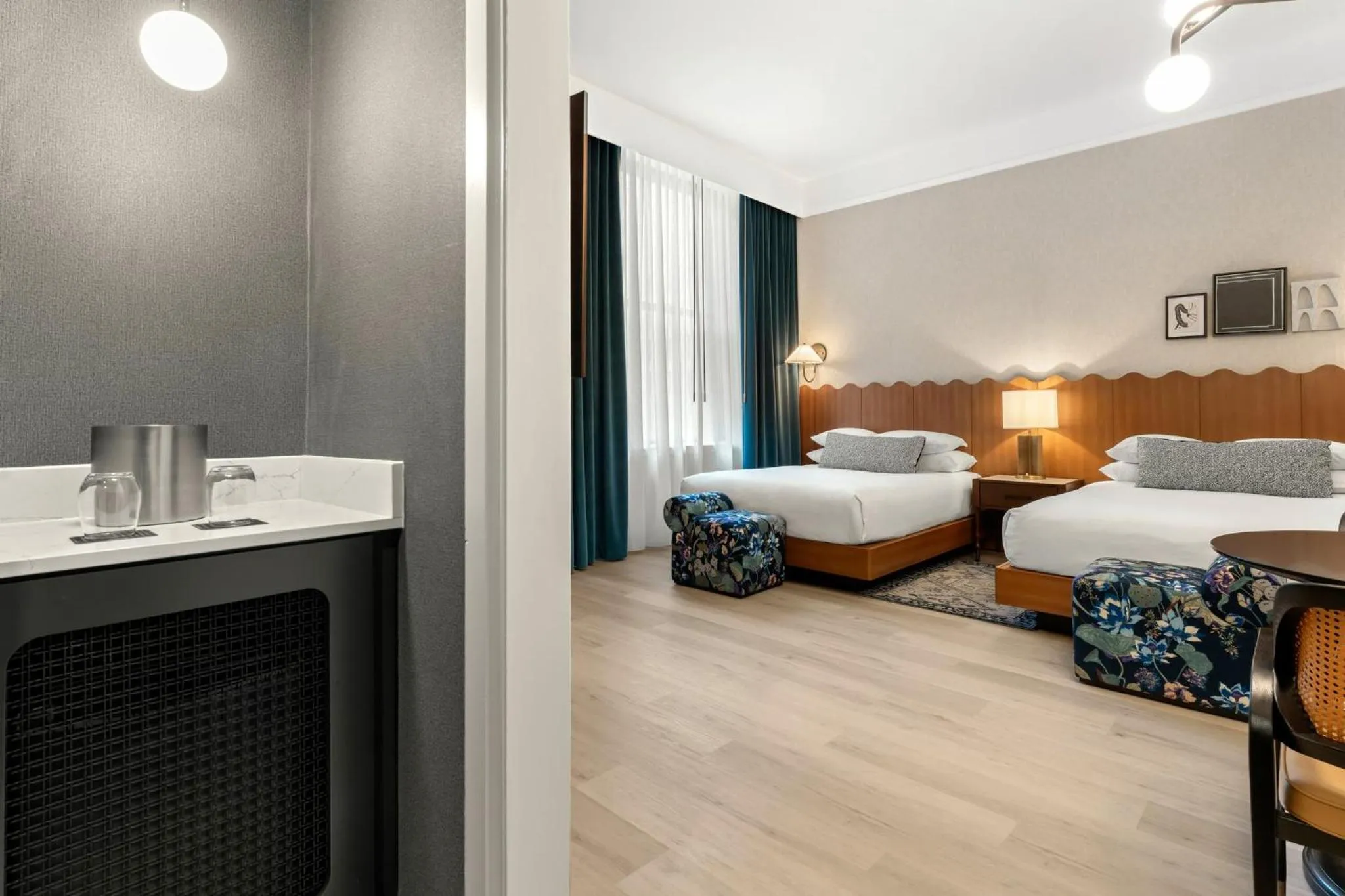 Queen Room with Two Queen Beds in Kimpton Hotel Monaco Baltimore Inner Harbor by IHG