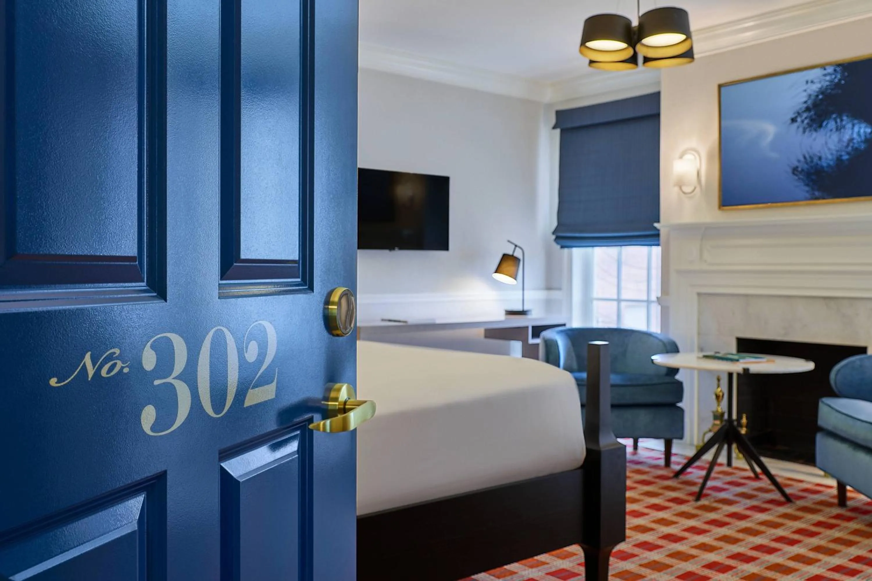  Editor’s King, Guest room, 1 King, Corner room, High floor in Morrison House Old Town Alexandria, Autograph Collection