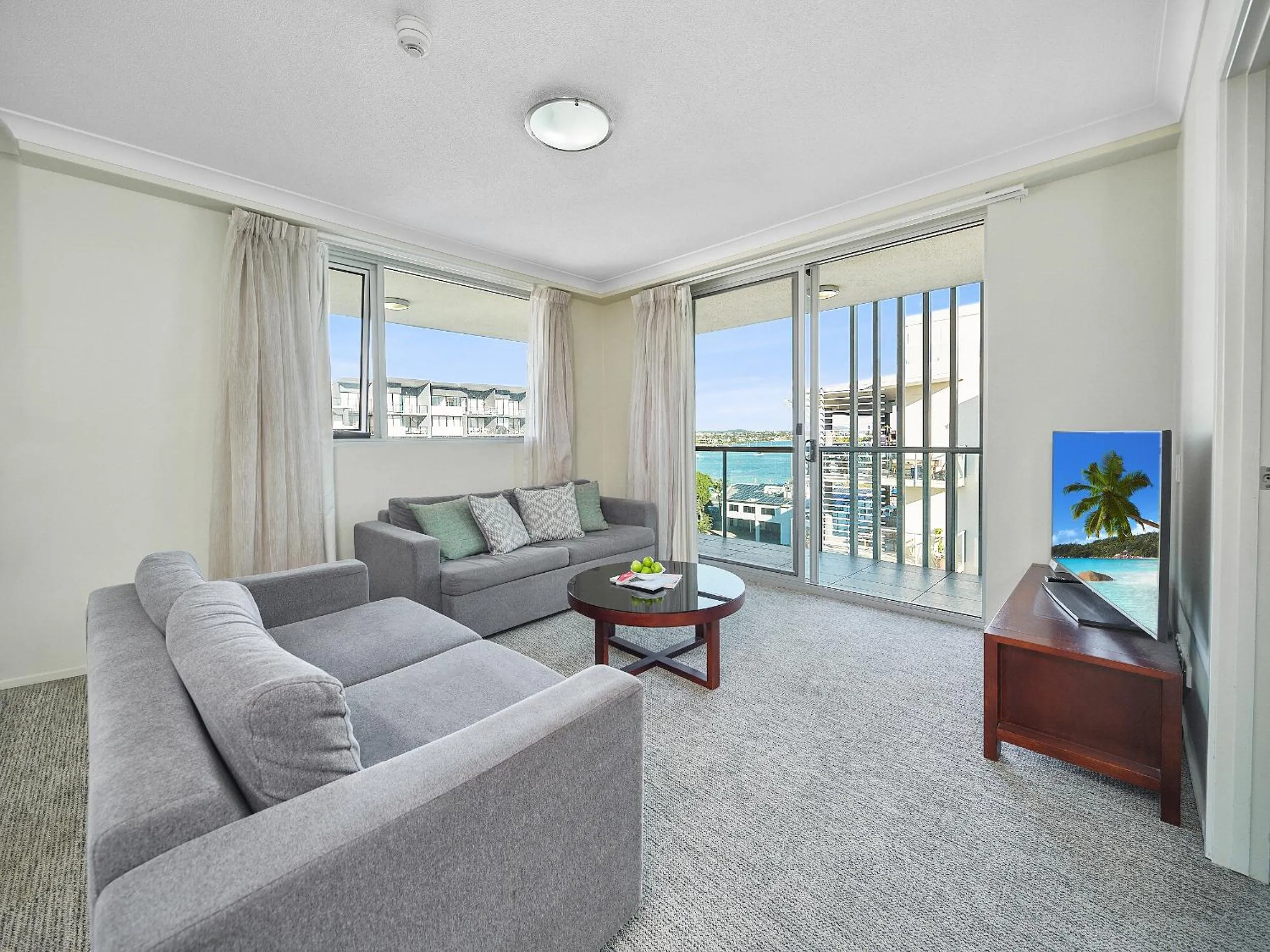 Two-Bedroom Apartment with Balcony in Quest Breakfast Creek