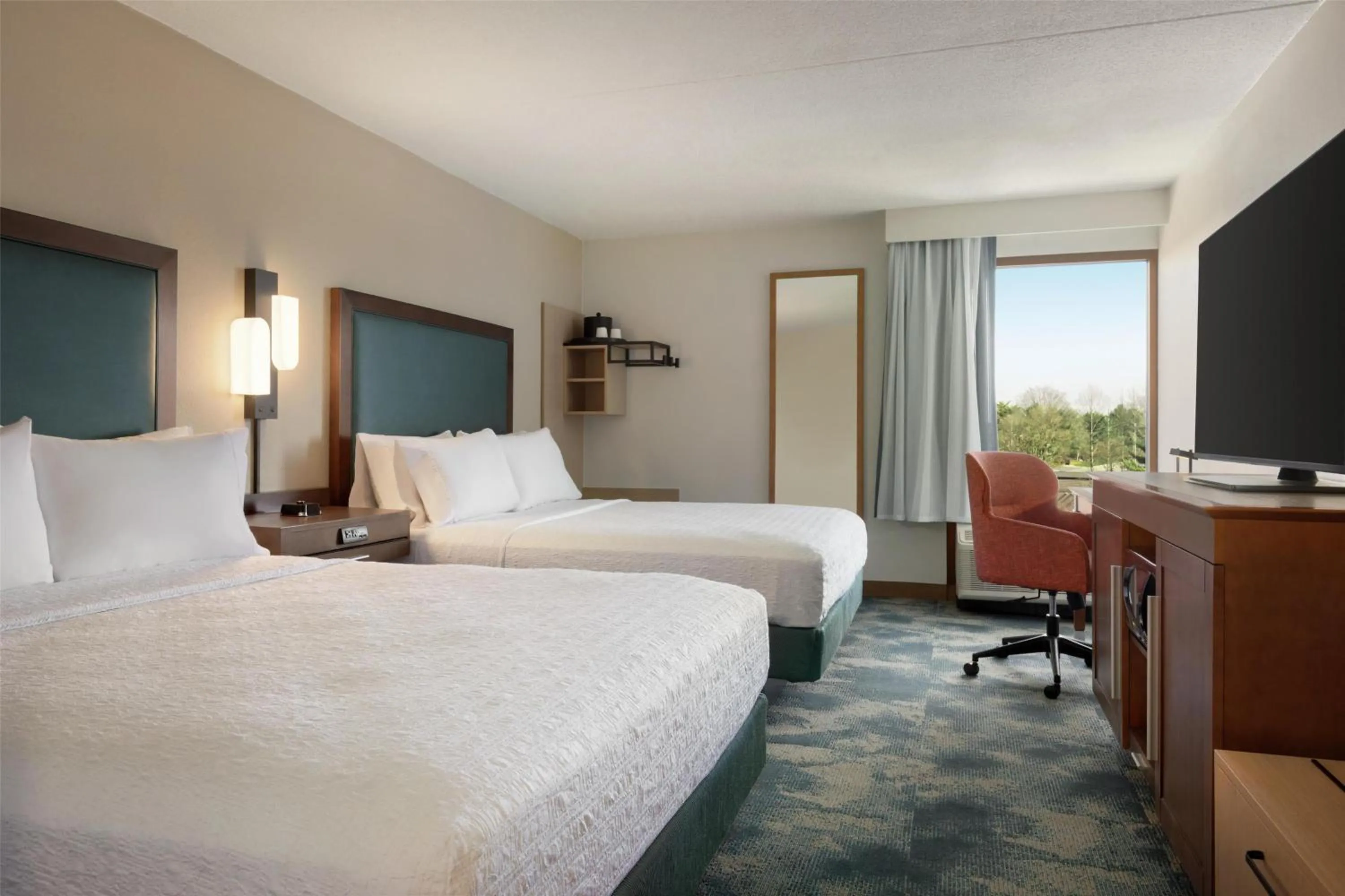 Room with Two Queen Beds - Non-Smoking in Hampton Inn Lancaster