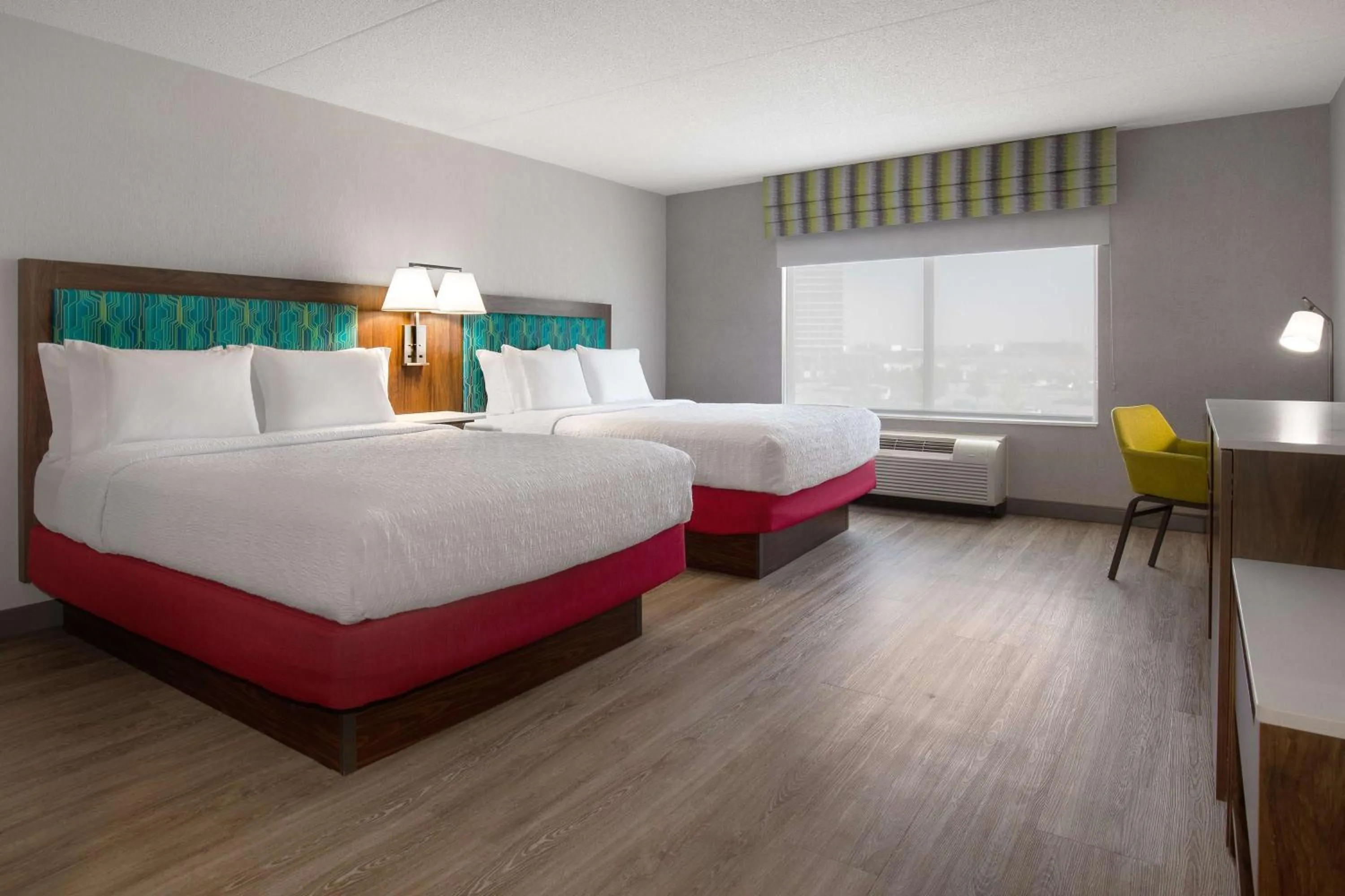 Queen Room with Two Queen Beds - Disability Access/Non-Smoking in Hampton Inn by Hilton Brampton - Toronto