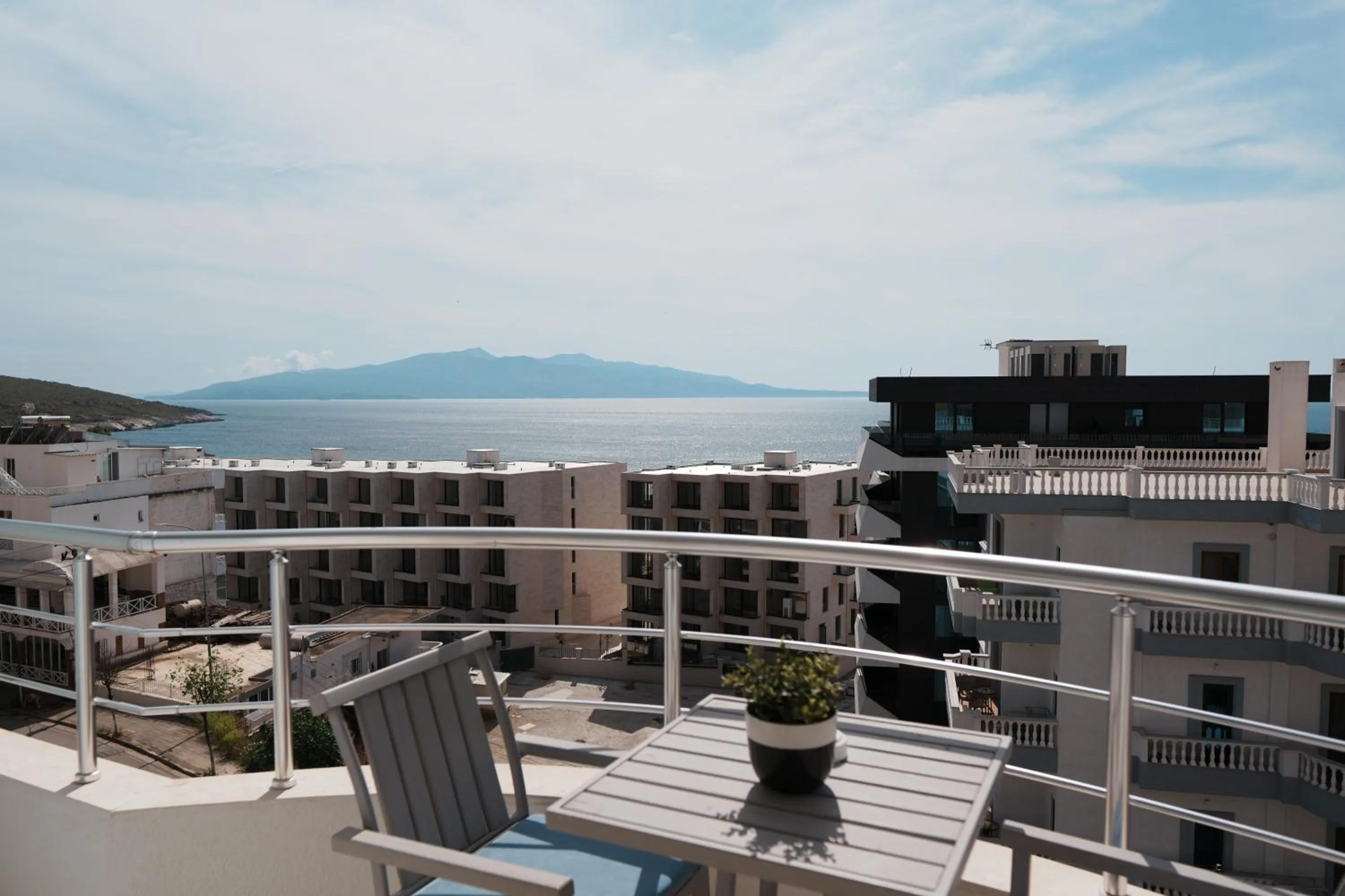 Double Room with Sofa Bed - Sea View in Hotel Blue Sky
