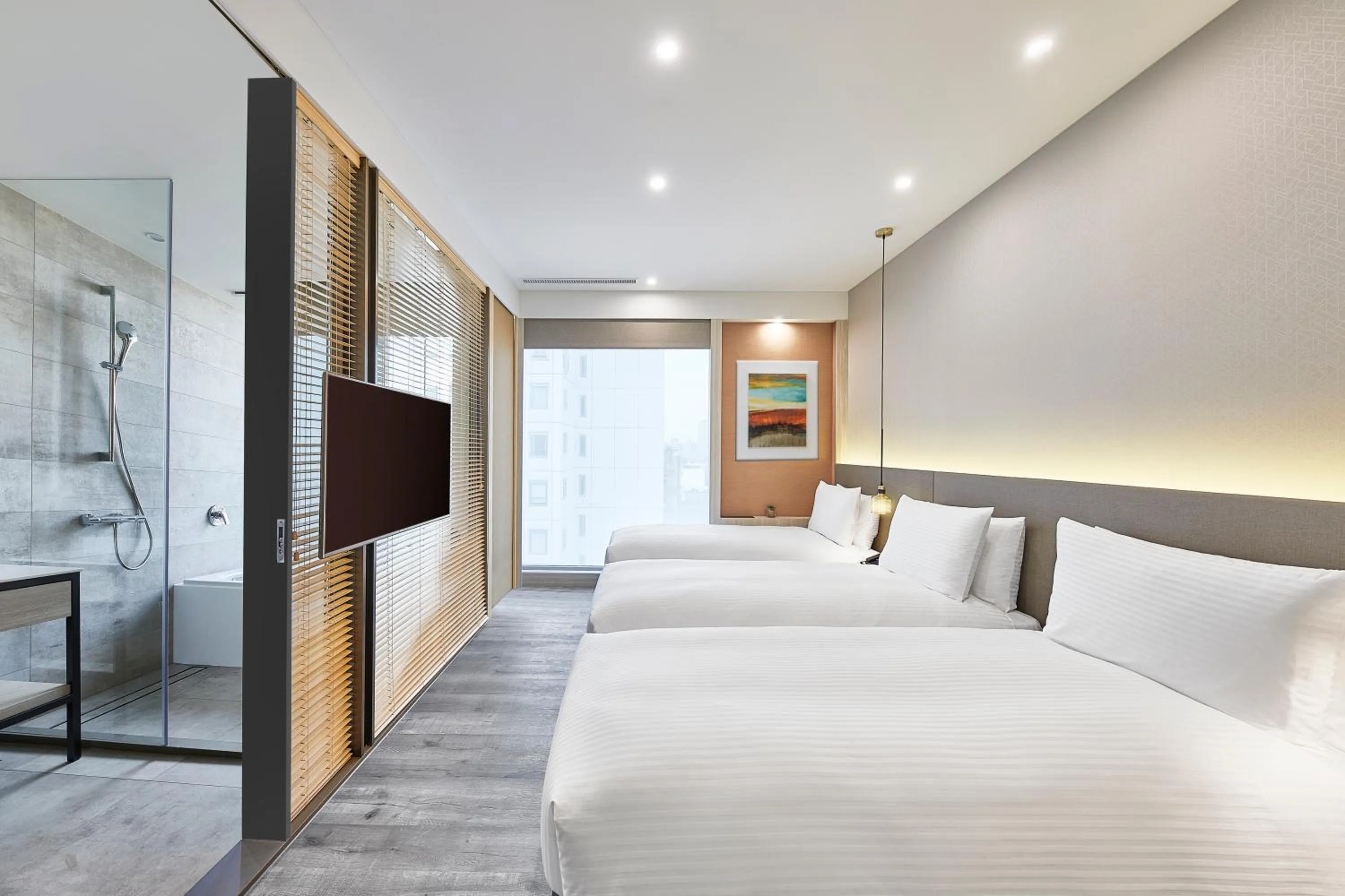 Triple Room with City View in Parkview Taipei