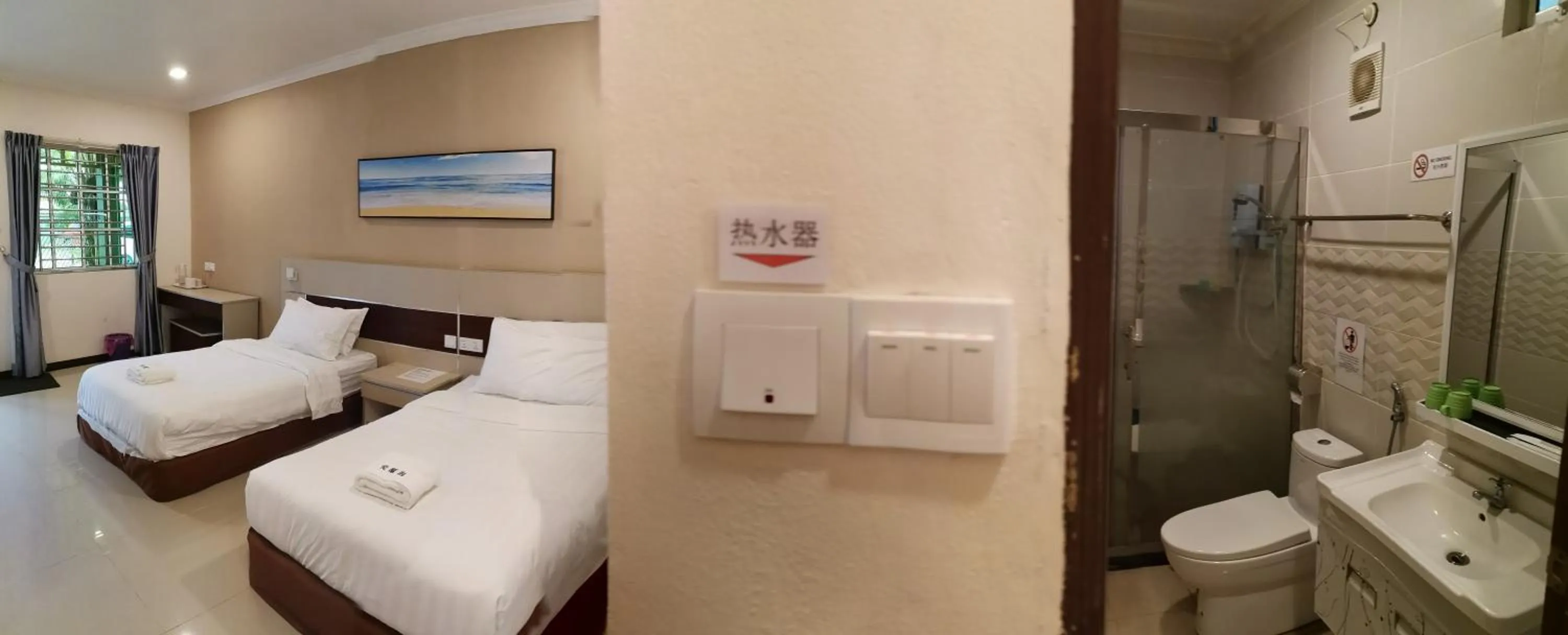 Bed in Hemingway Cottage 海明威度假屋