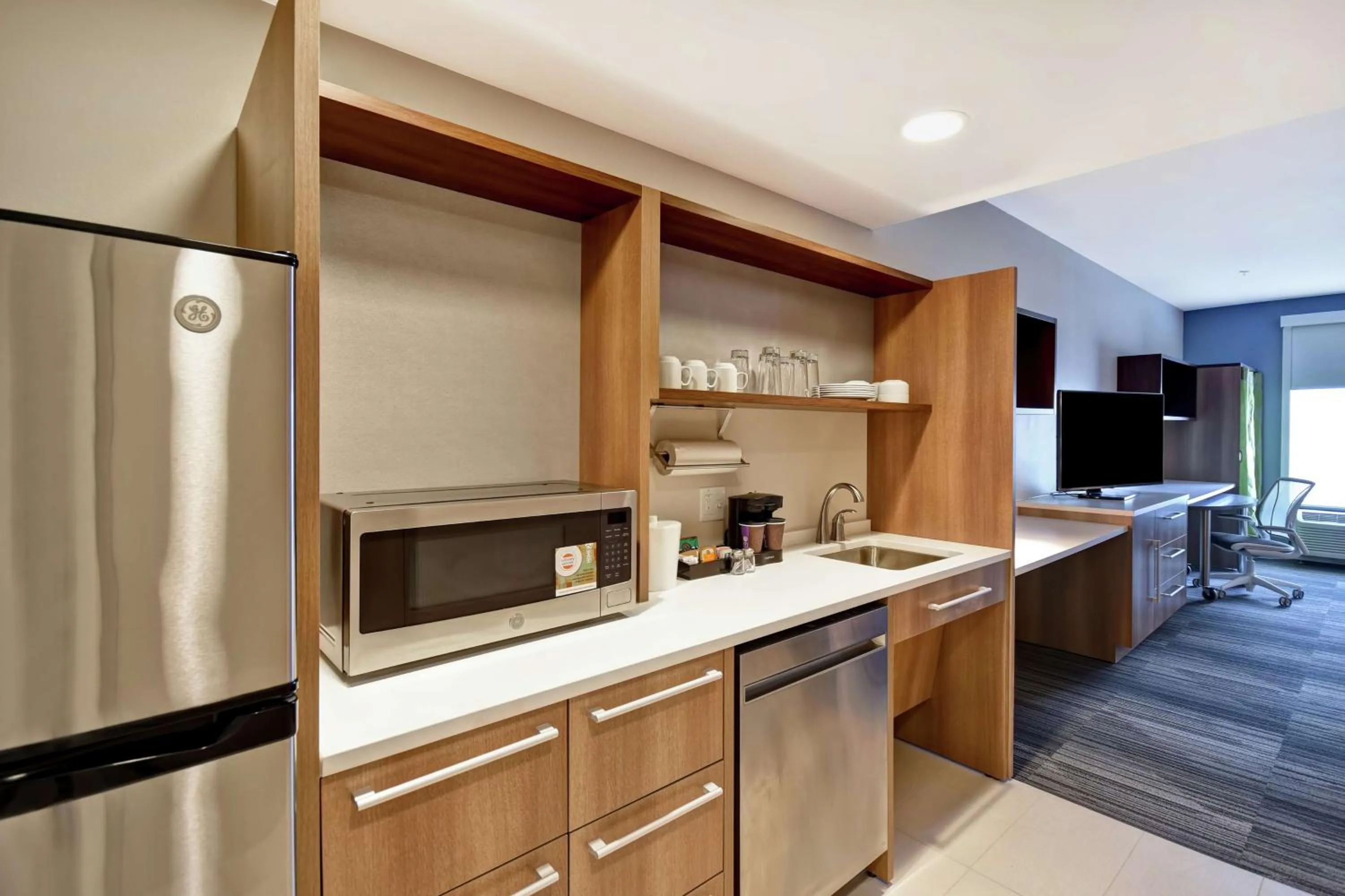 Queen Studio with Two Queen Beds - Non-Smoking in Home2 Suites By Hilton Terre Haute