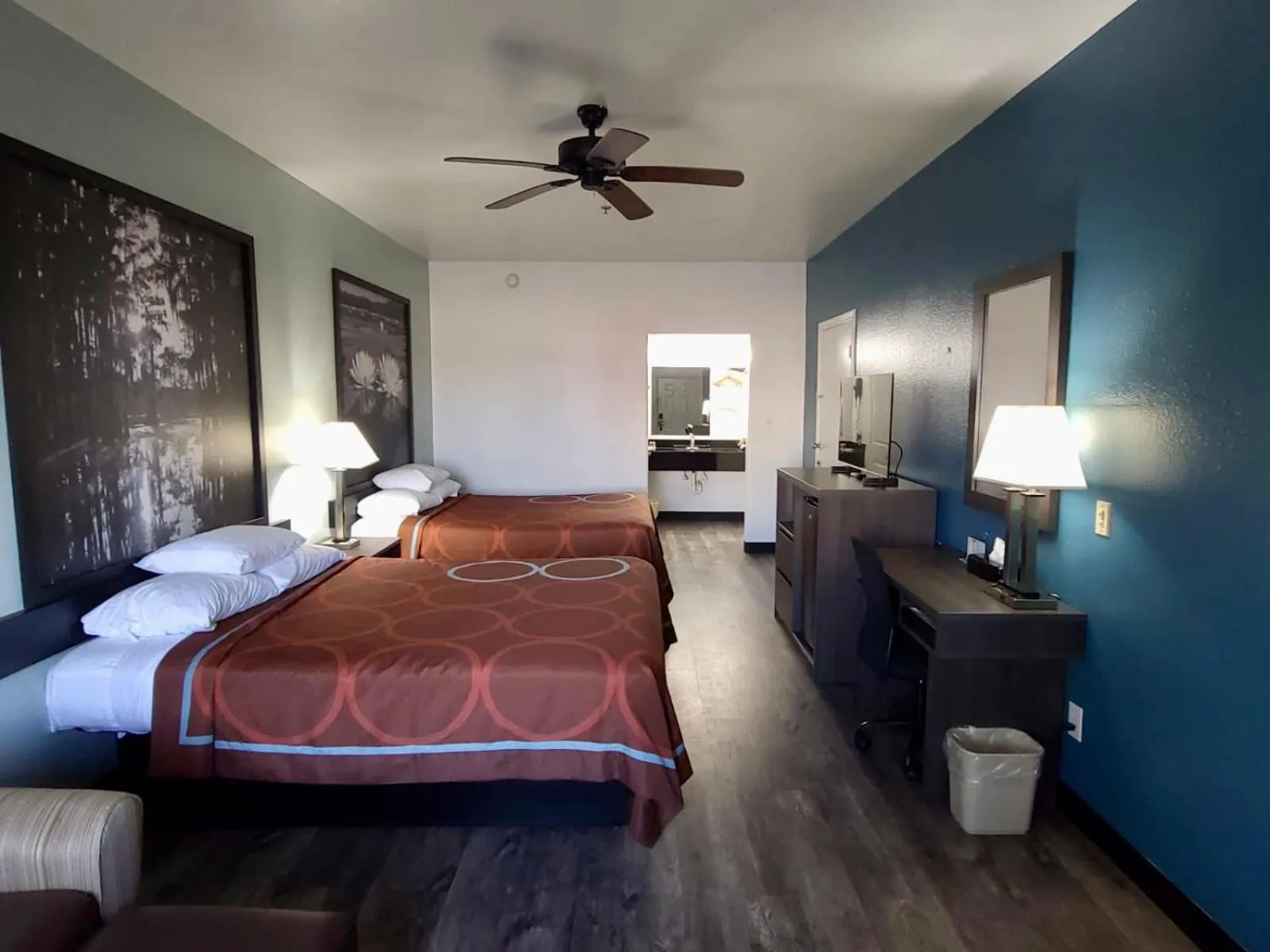 Queen Room with Two Queen Beds -  Non-Smoking in Super 8 by Wyndham Forney/East Dallas