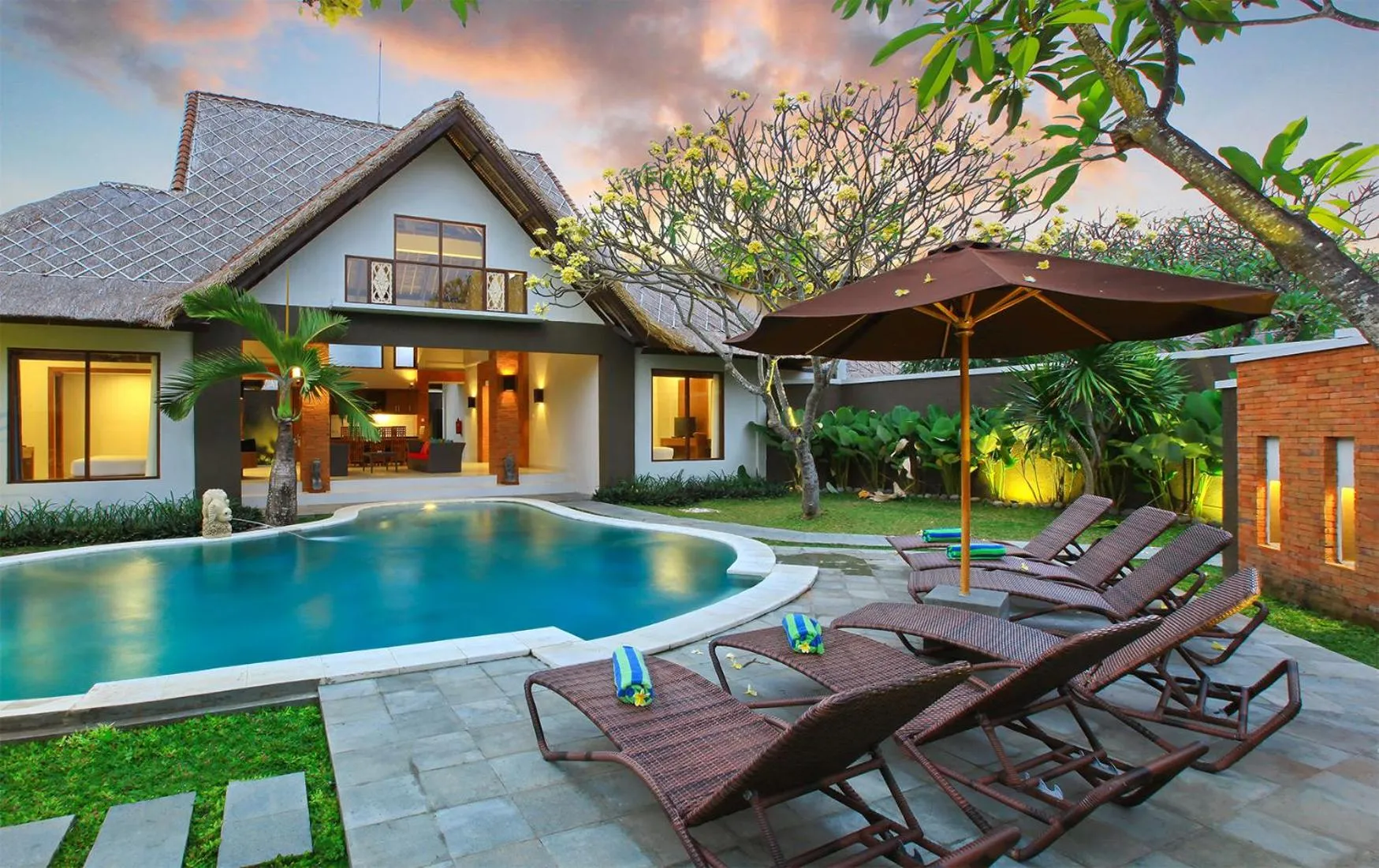 Four-Bedroom Villa with Private Pool in Mutiara Bali Boutique Resort & Villa