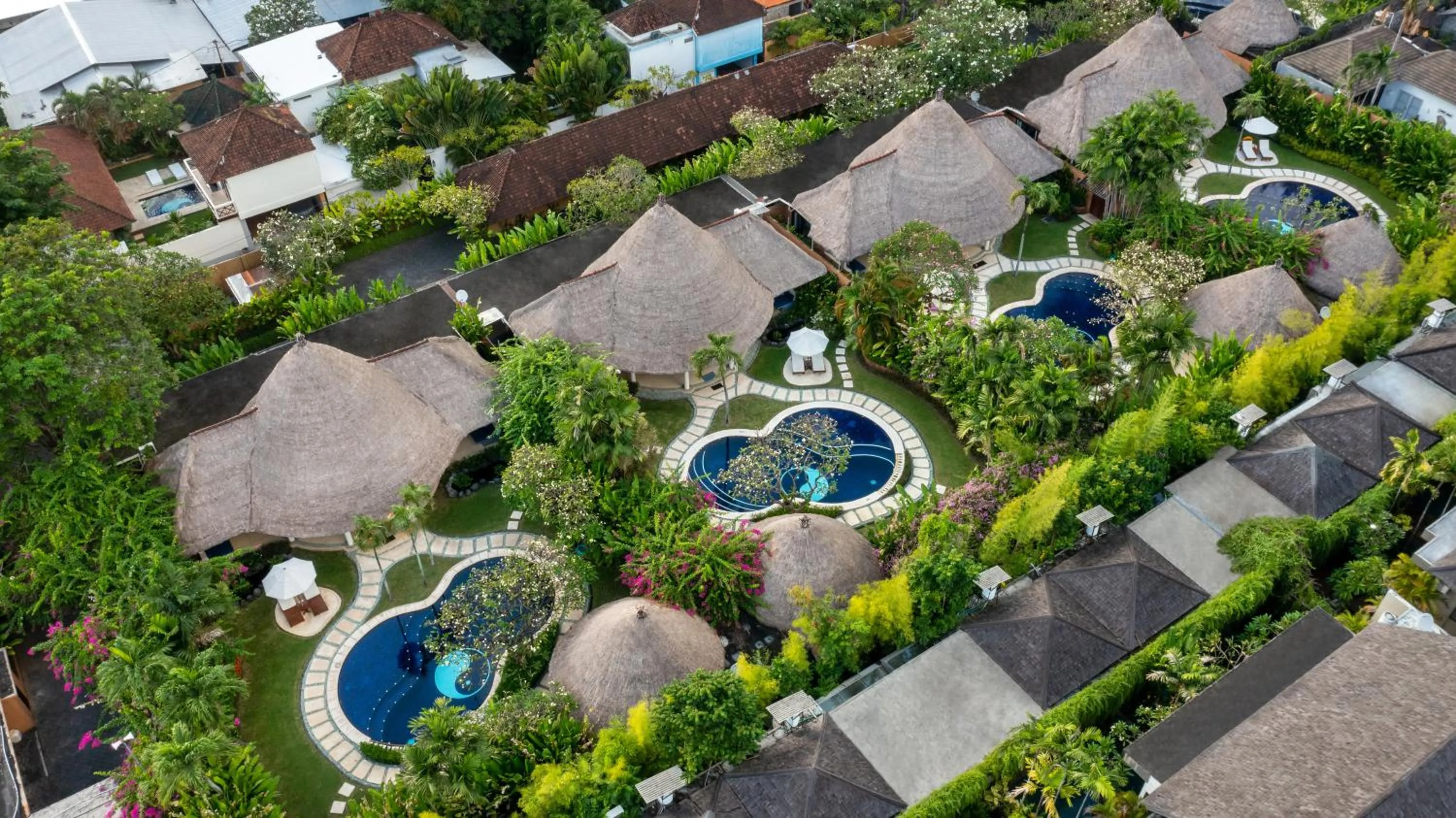 Nine-Bedroom Villa with Private Pool (Connecting Three Units of Three-Bedroom Villa with Private Pool) in Impiana Private Villas Seminyak