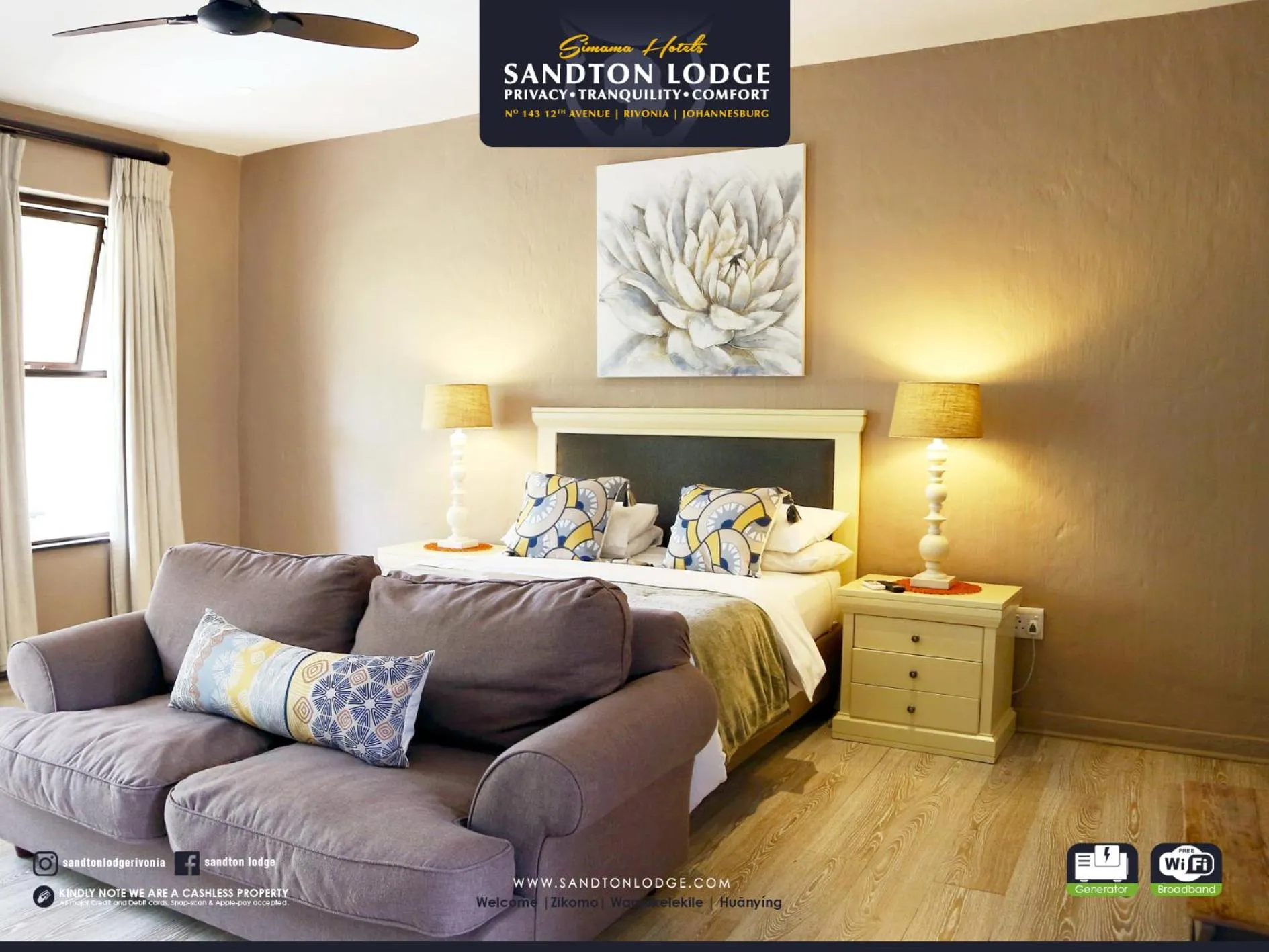 Standard Double Room in Sandton Lodge Rivonia