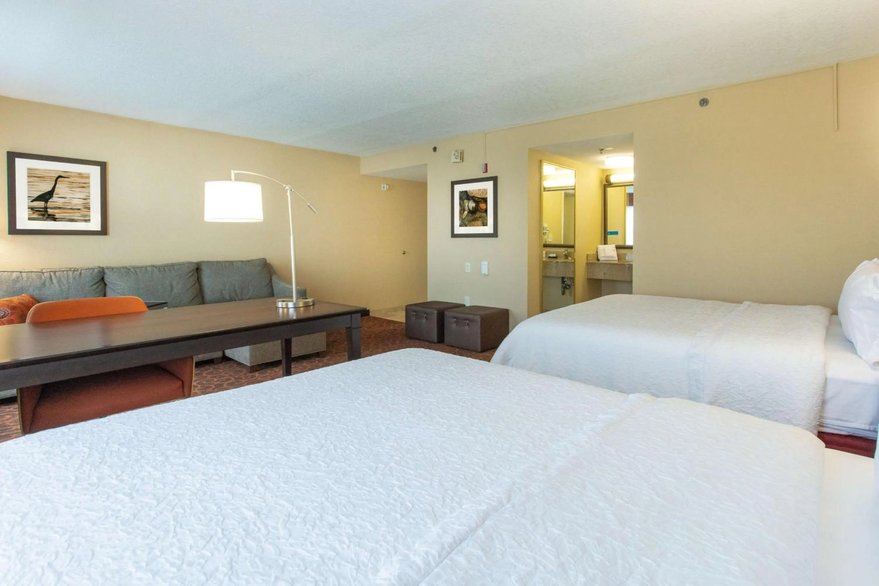 Studio with Two Queen Beds and Bath Tub - Mobility and Hearing Access/Non-Smoking in Hampton Inn & Suites Jacksonville-Airport
