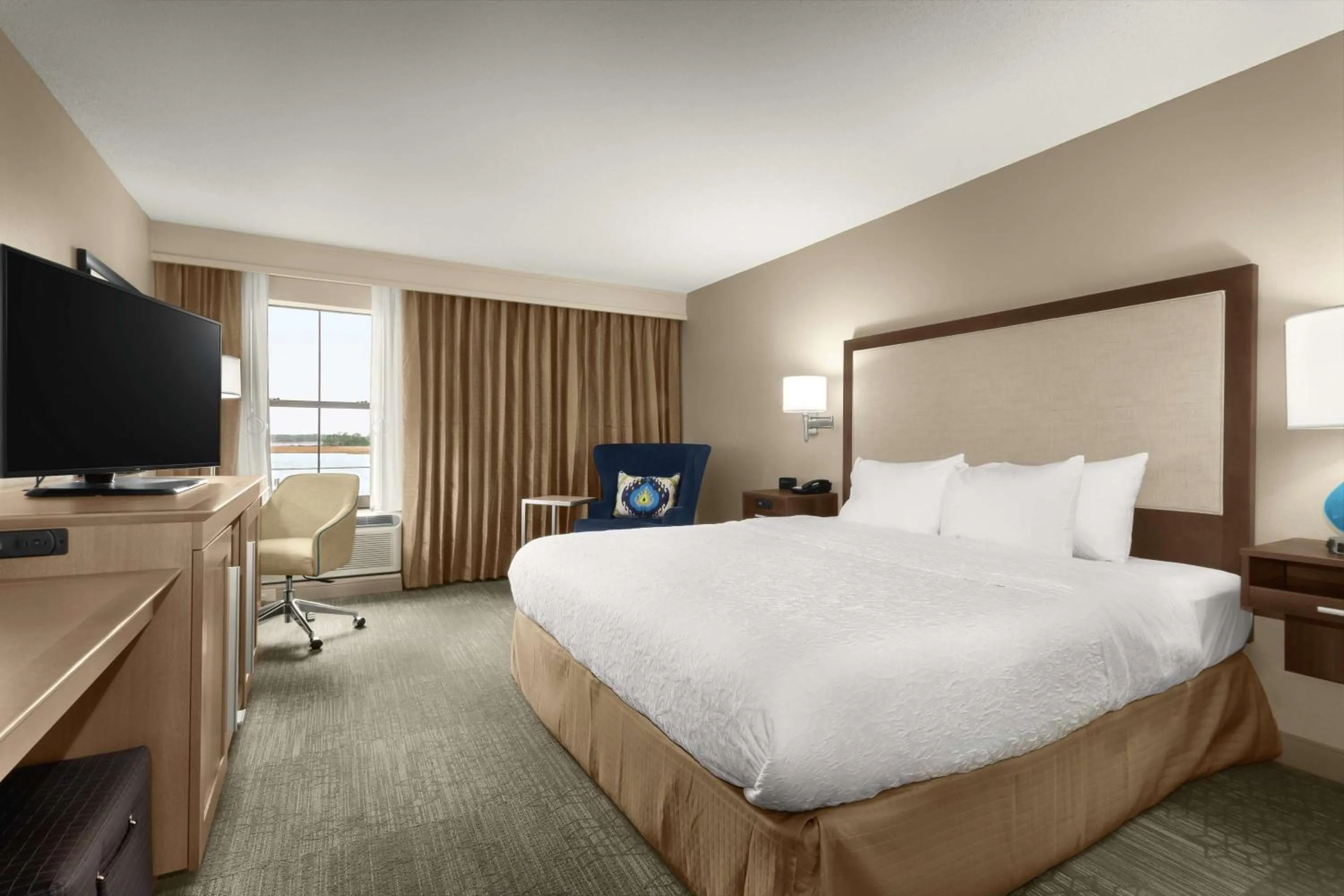 King Room with Water View - single occupancy in Hampton Inn Georgetown-Marina