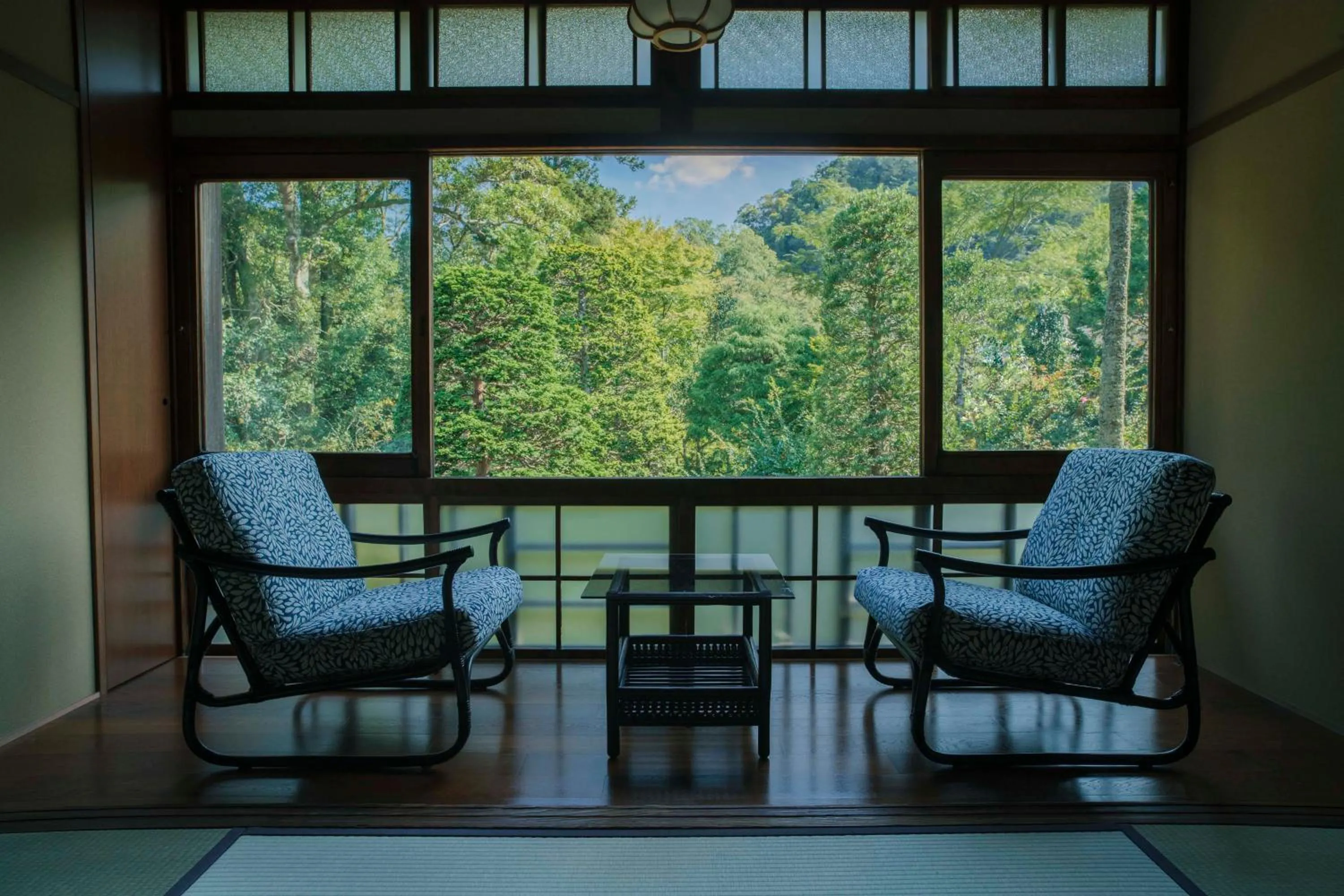 KIRITSUBO Room with Tatami Area and Garden View in Ochiairo
