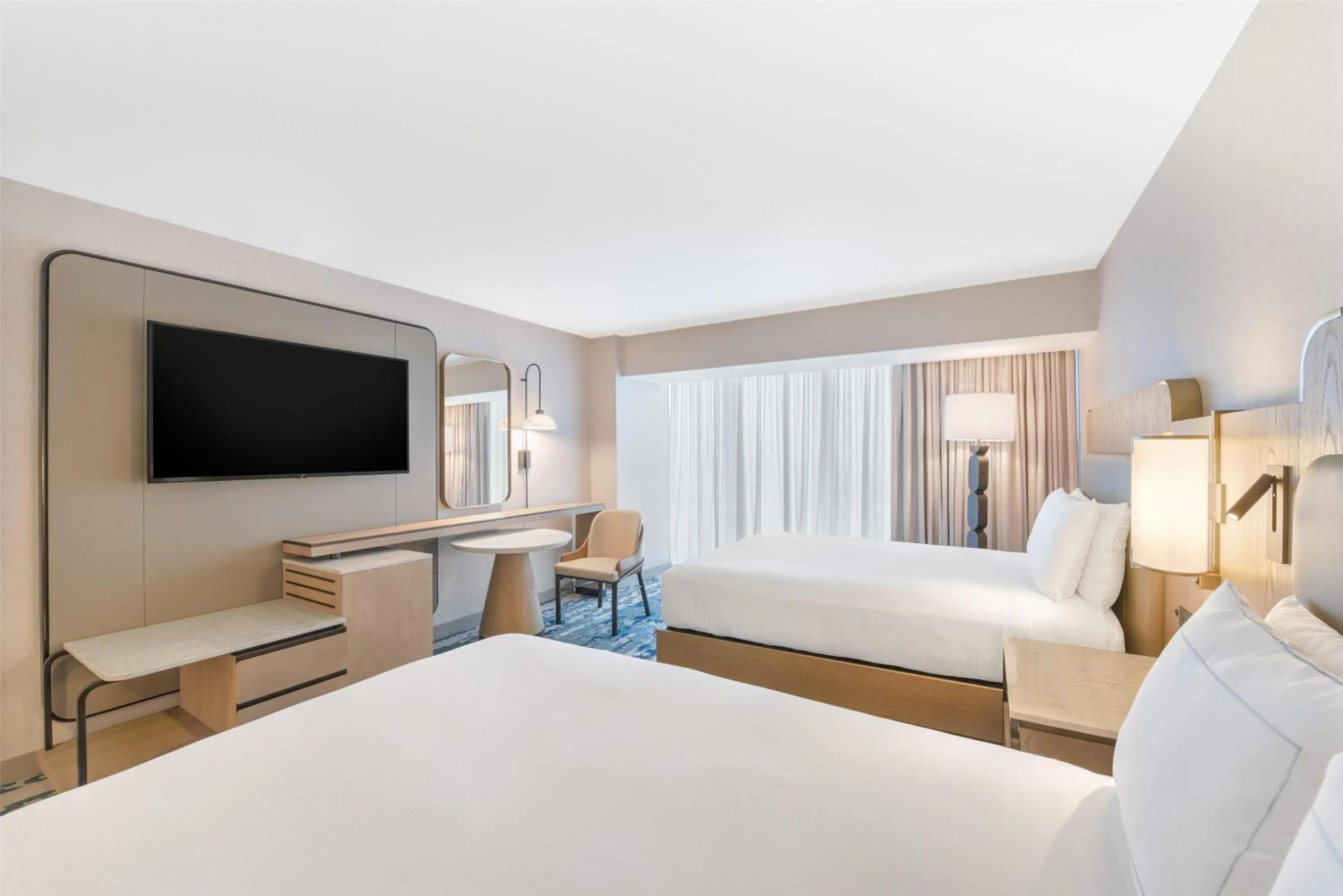 Queen Room with Two Queen Beds and Patio - Terrace Level in Hilton Anaheim