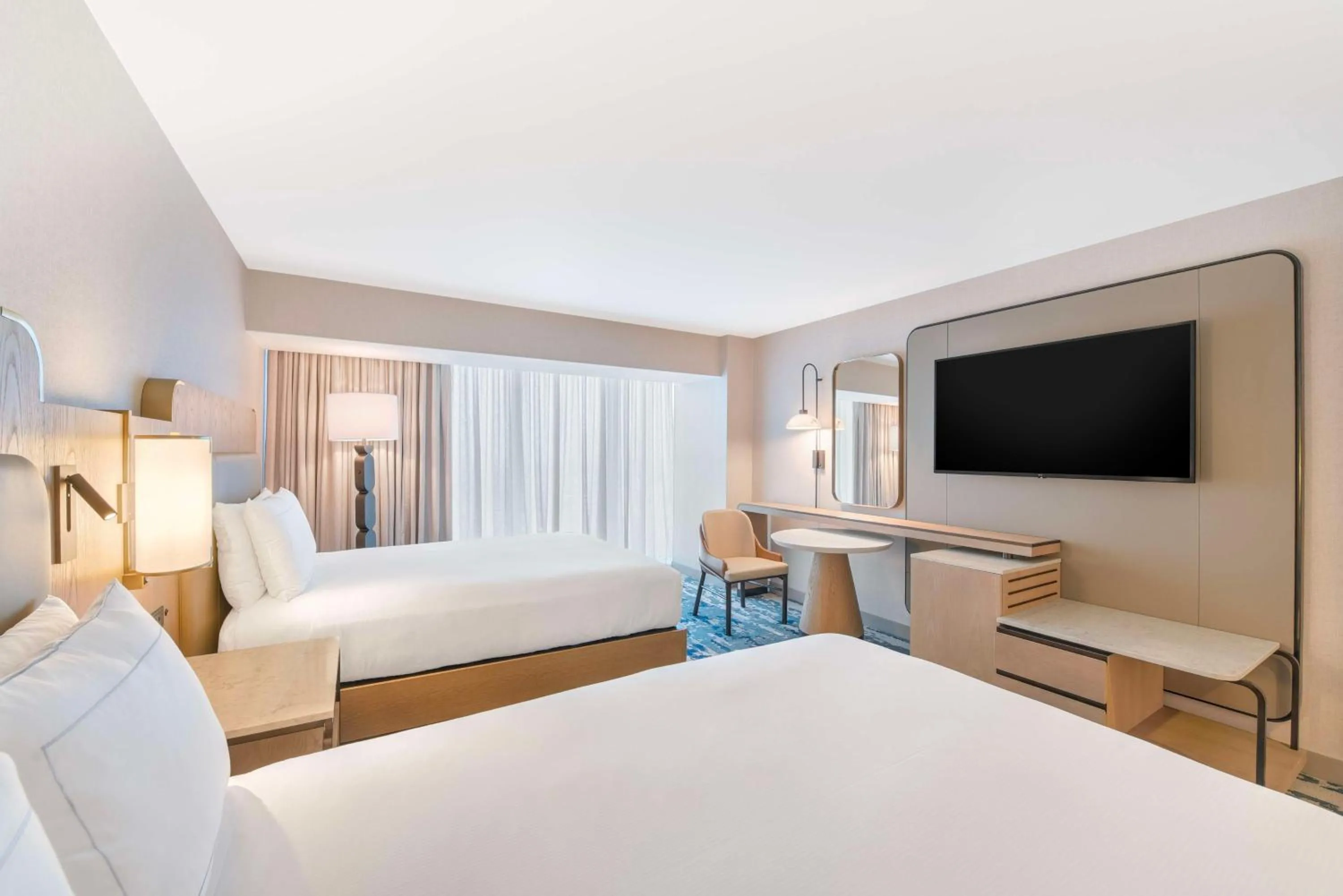 Queen Room with Two Queen Beds - Hearing Access in Hilton Anaheim