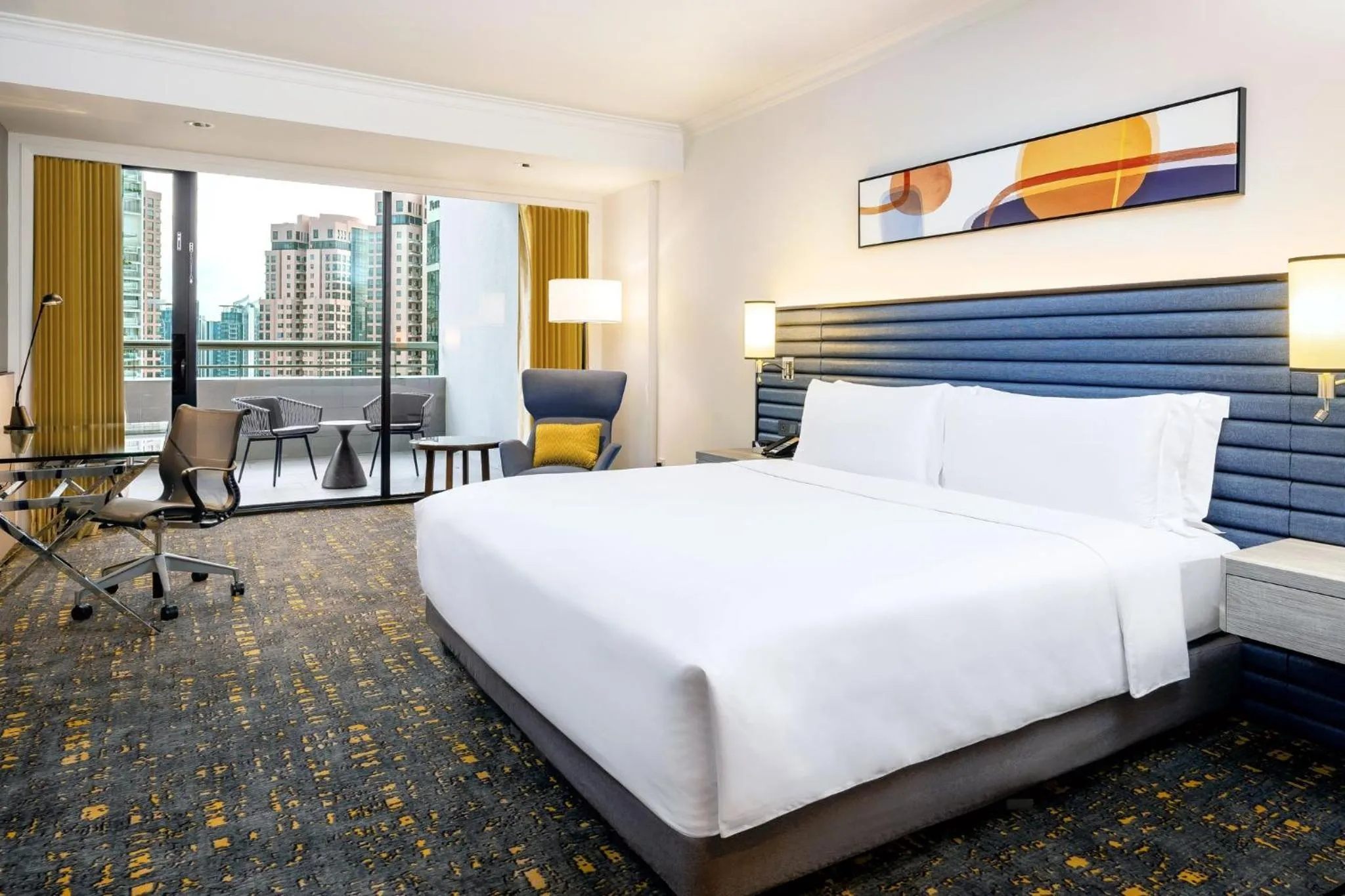 1 King Bed Premium Club Balcony in voco Orchard Singapore by IHG