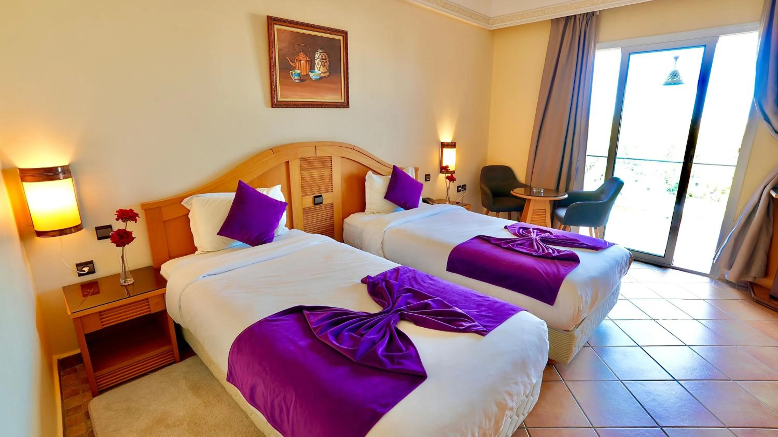 Twin Room in Hotel Menzeh Dalia