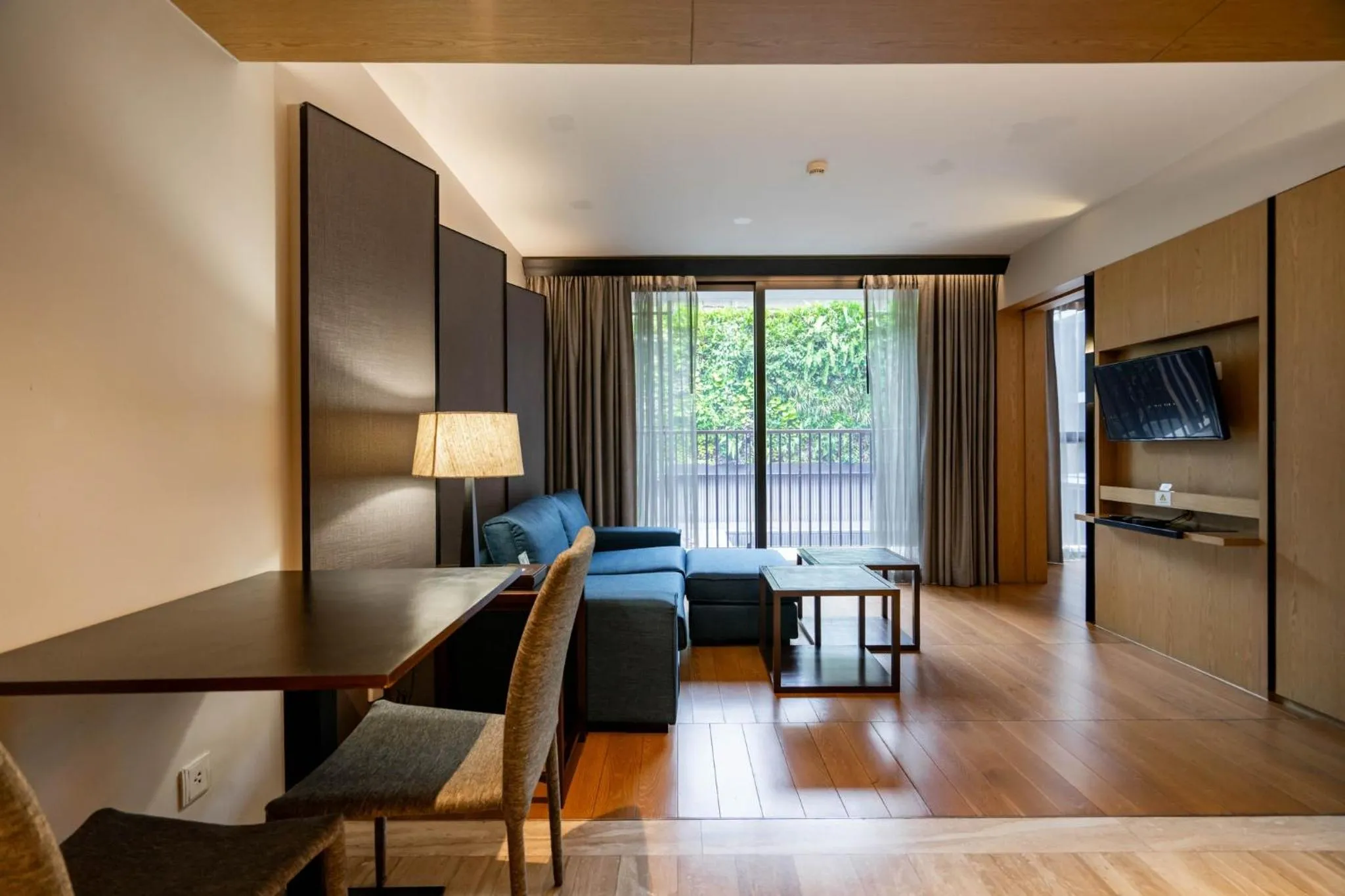 Premier One-Bedroom Suite with Balcony in Arcadia Suites Bangkok
