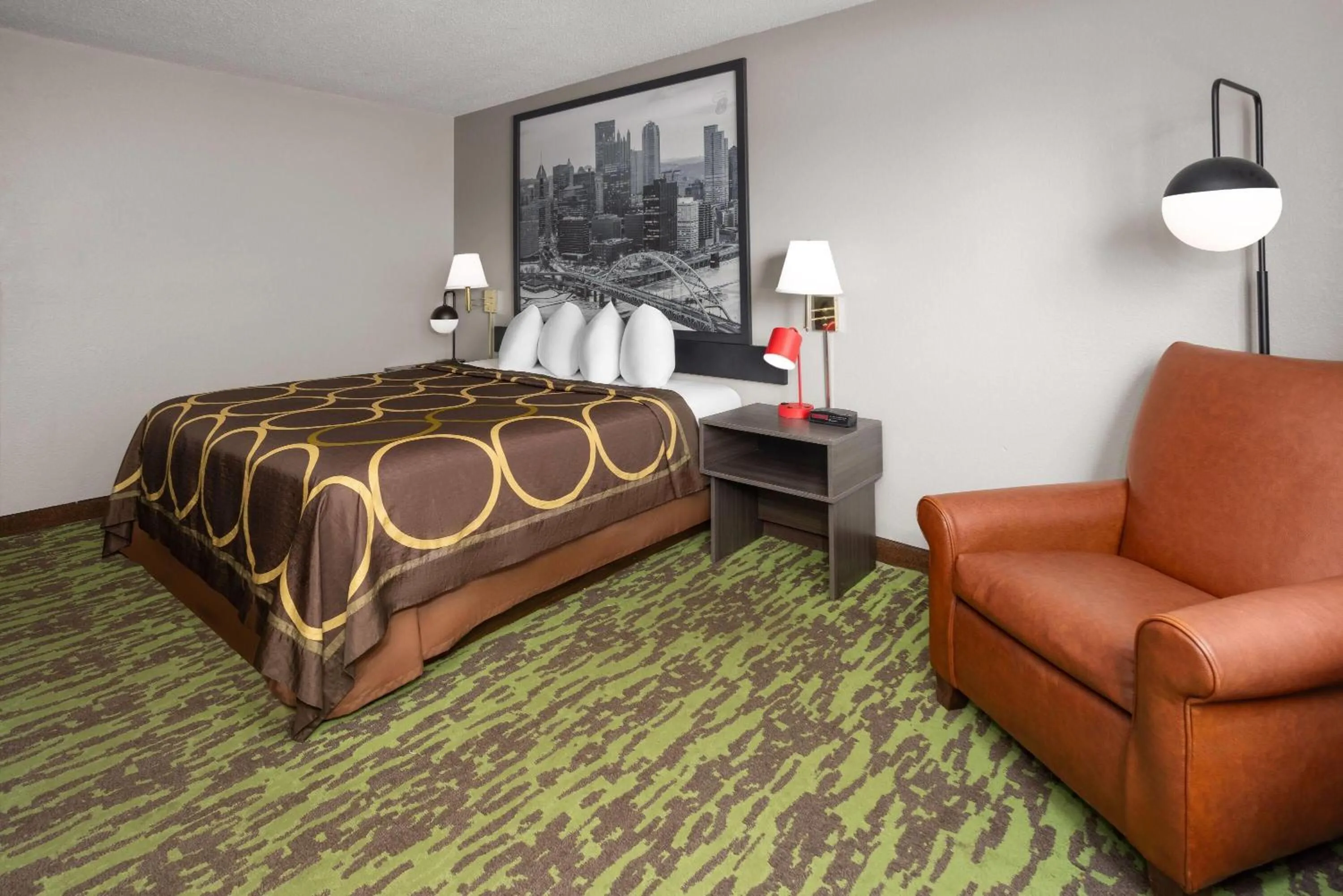 King Room - Smoking  in Super 8 by Wyndham New Stanton