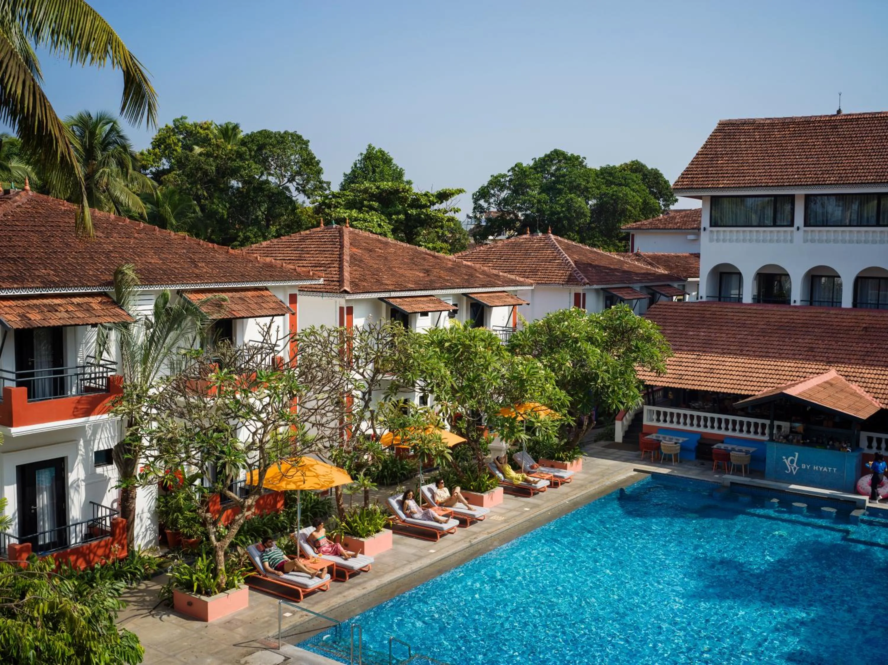 King Room with Balcony and Pool View - Complimentary Mini Bar Access in Hyatt Ronil Goa - a JdV by Hyatt Hotel