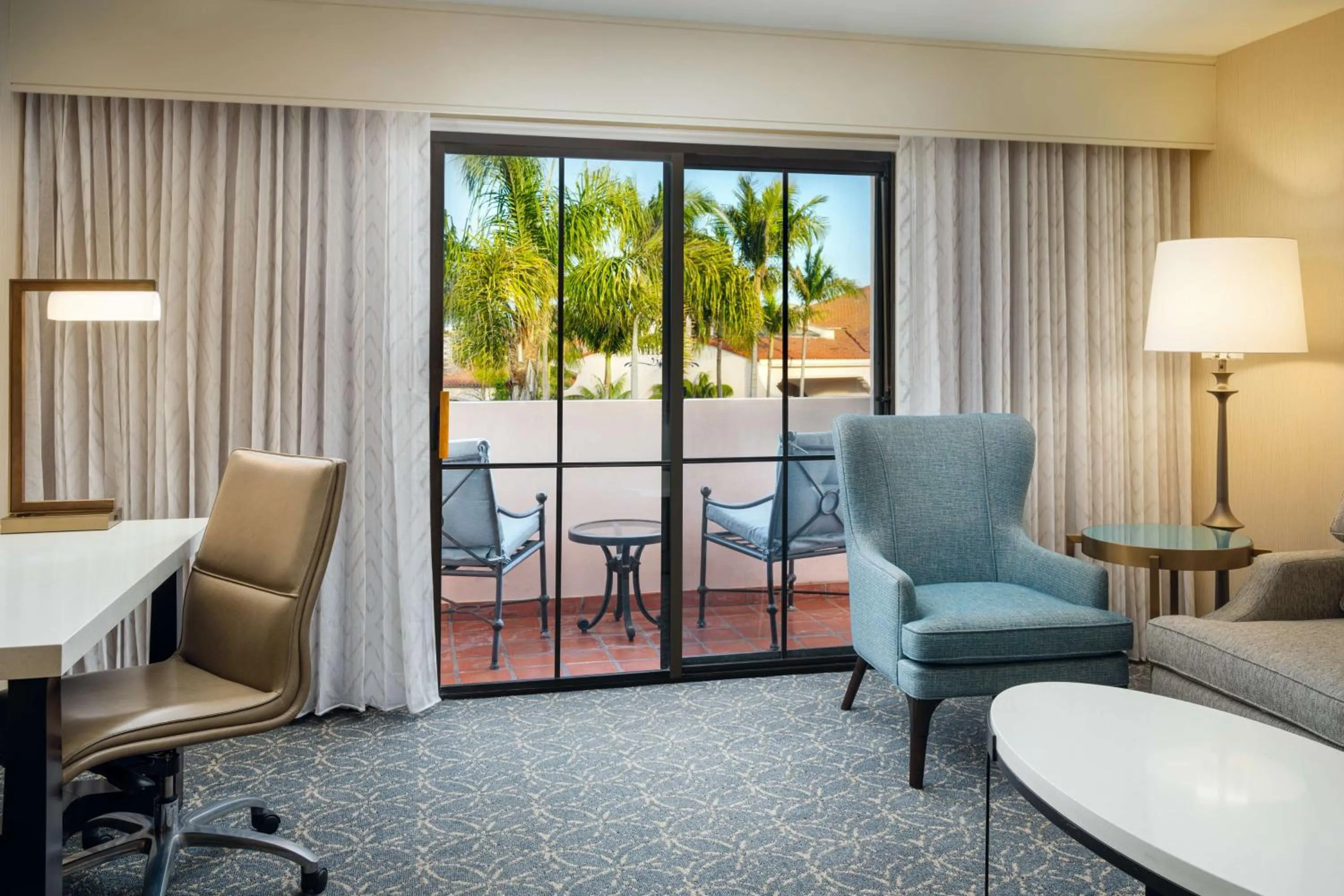 King Room with Balcony in Hilton Santa Barbara Beachfront Resort