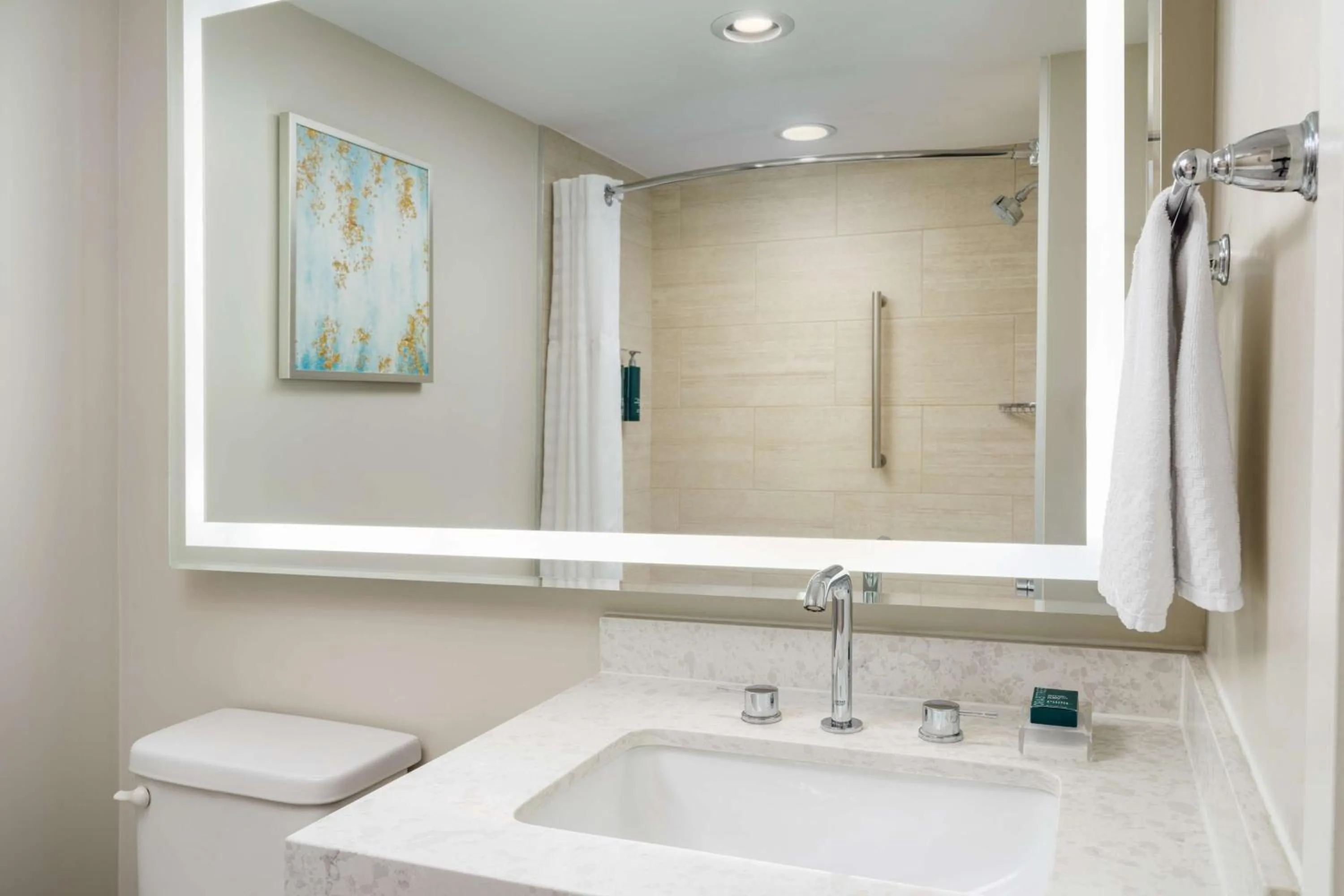 Queen Room with Balcony in Hilton Santa Barbara Beachfront Resort