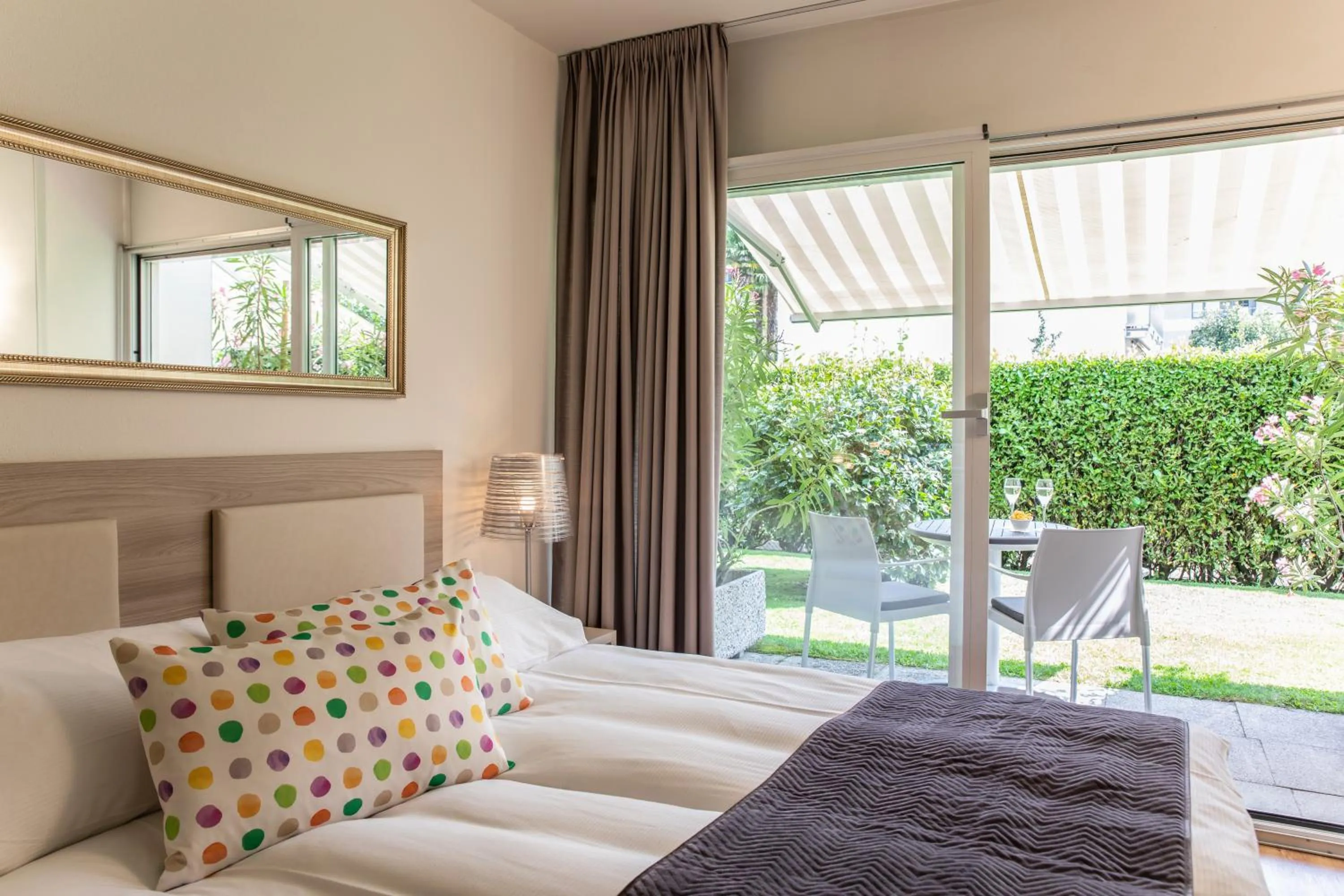 Double Room with Garden in Smart-HOTEL MINUSIO, a Swiss Quality Hotel