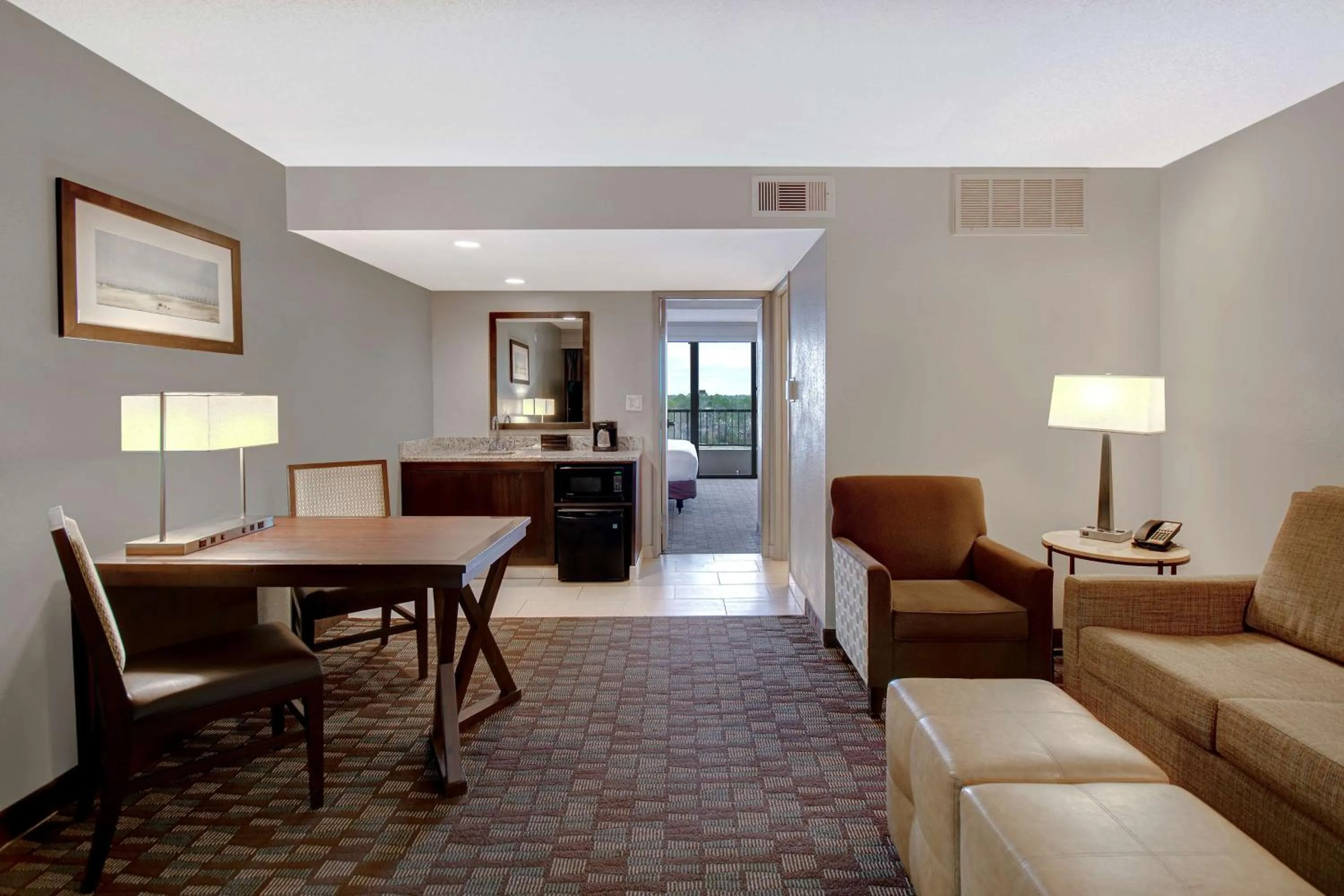 King Room with Balcony - Non-Smoking in Embassy Suites by Hilton Jacksonville Baymeadows