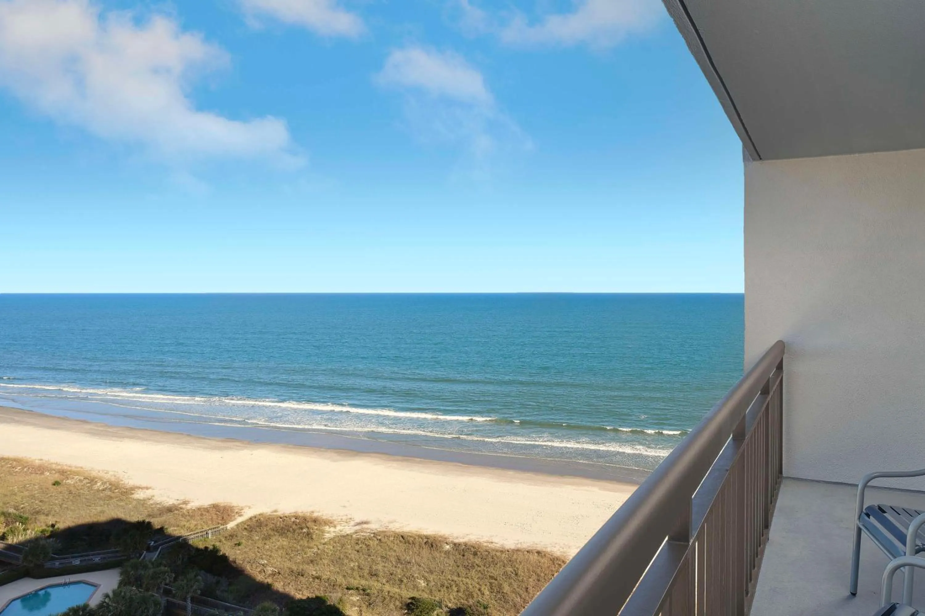 Premium Queen Suite with Ocean View in Embassy Suites by Hilton Myrtle Beach Oceanfront Resort