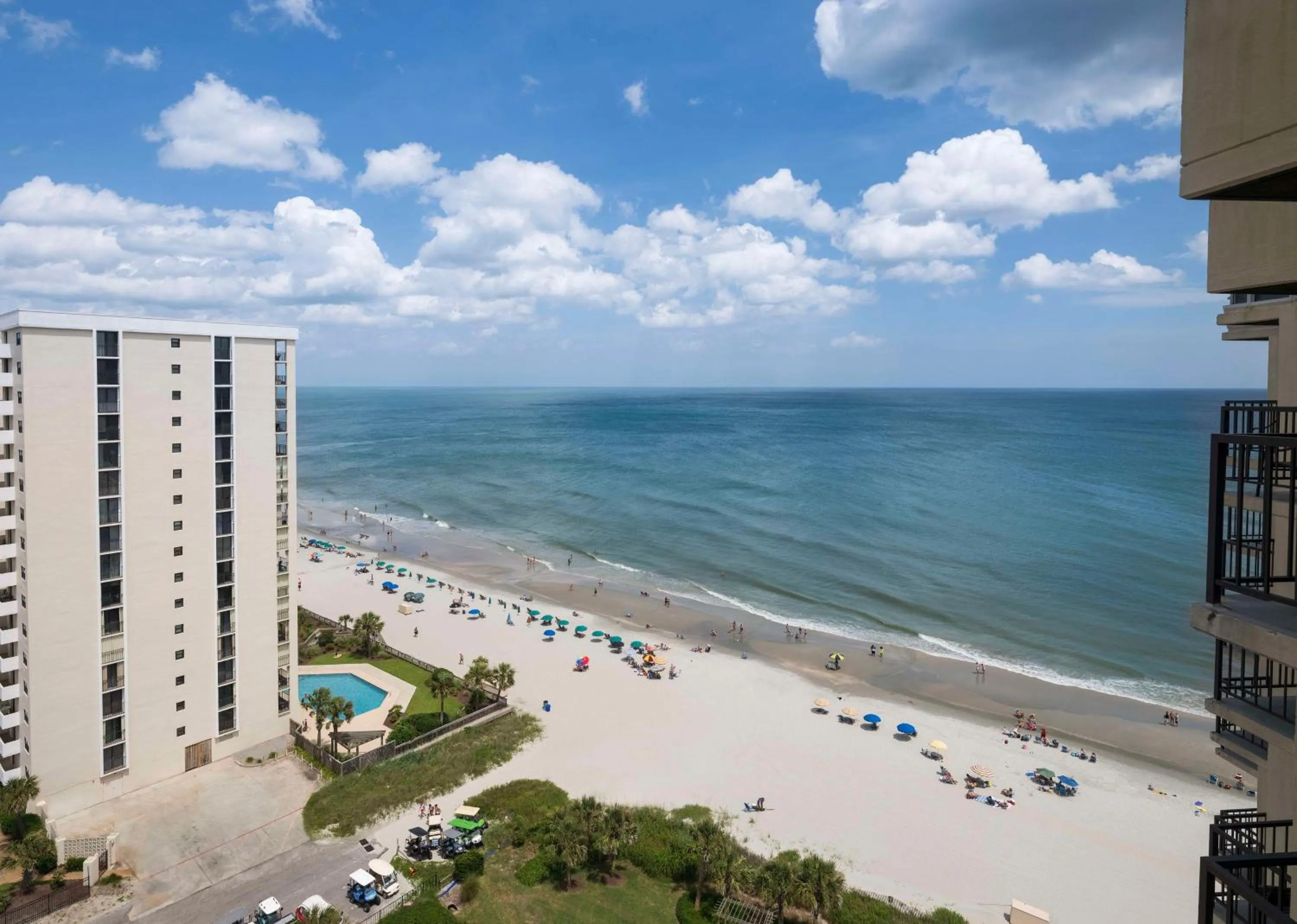 King Deluxe Ocean View Room in Hilton Myrtle Beach Resort