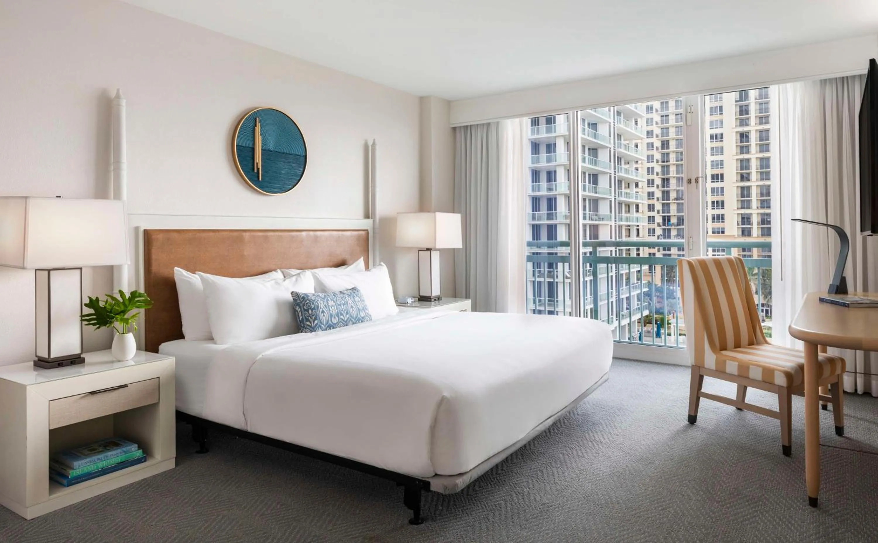 Standard King Room with View - Hearing Accessible in The Singer Oceanfront Resort, Curio Collection by Hilton