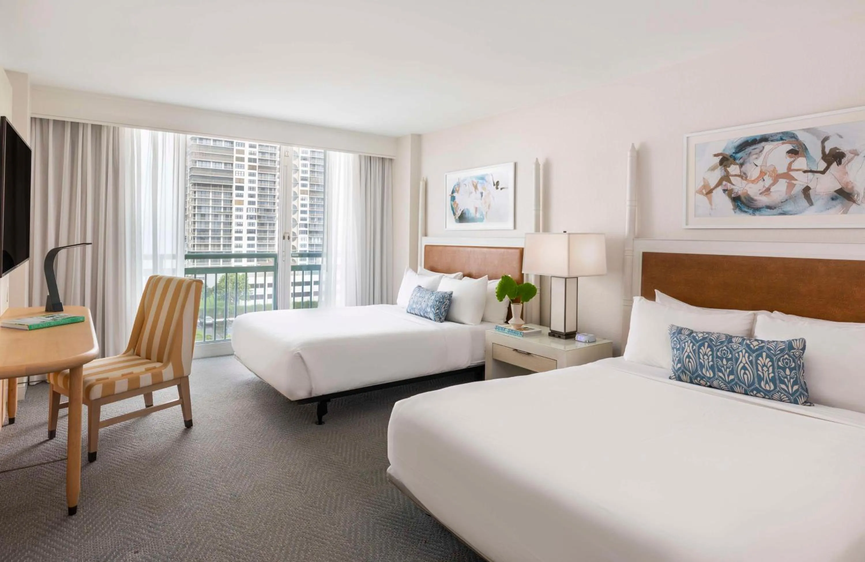 Queen Room with Two Queen Beds - Mobility Accessible in The Singer Oceanfront Resort, Curio Collection by Hilton