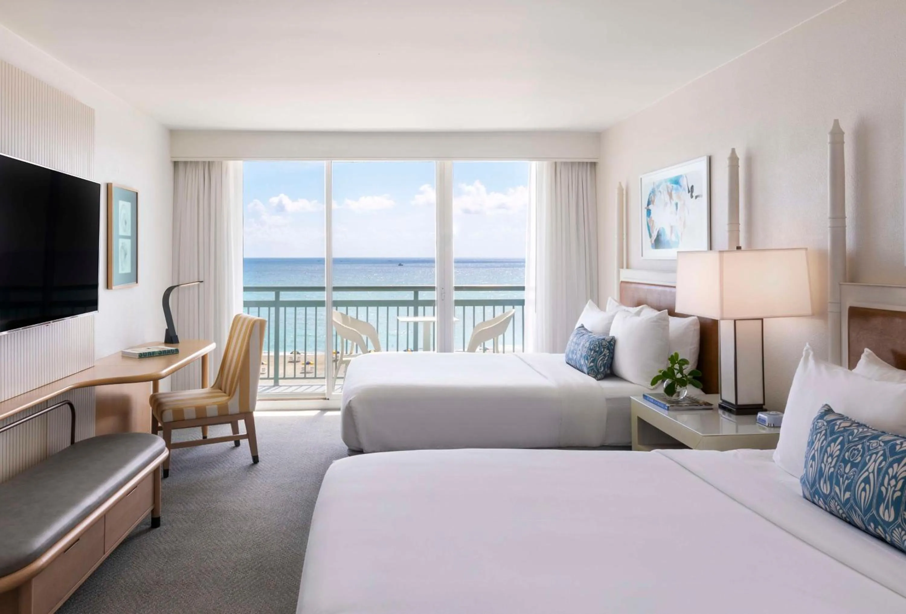Queen Room with Two Queen Beds and Oceanfront View in The Singer Oceanfront Resort, Curio Collection by Hilton