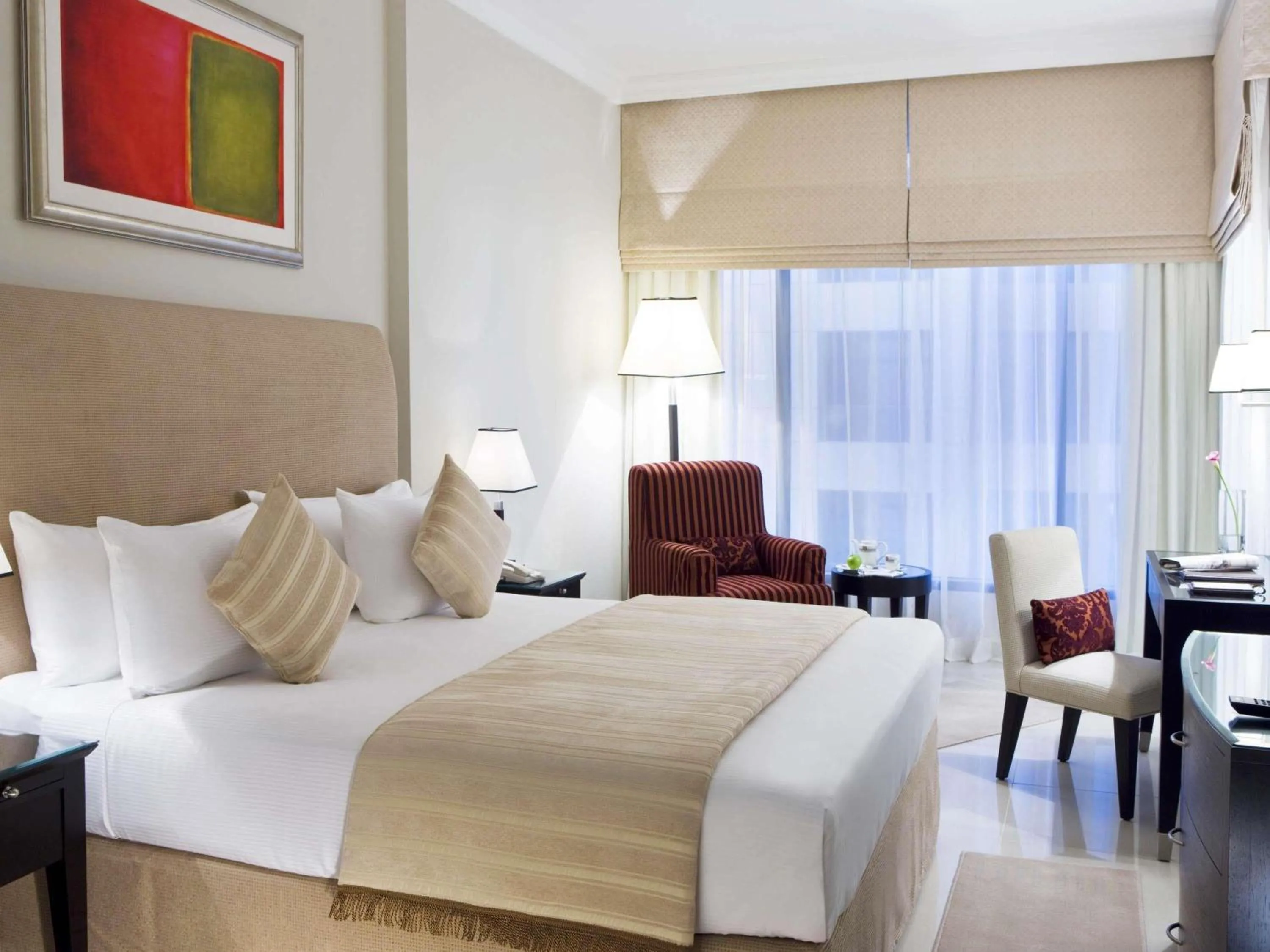 Family Two-Bedroom Apartment Skyline View - Next to Metro Station, Free Shuttle Beach Transfer in Mercure Dubai Barsha Heights Hotel Suites And Apartments