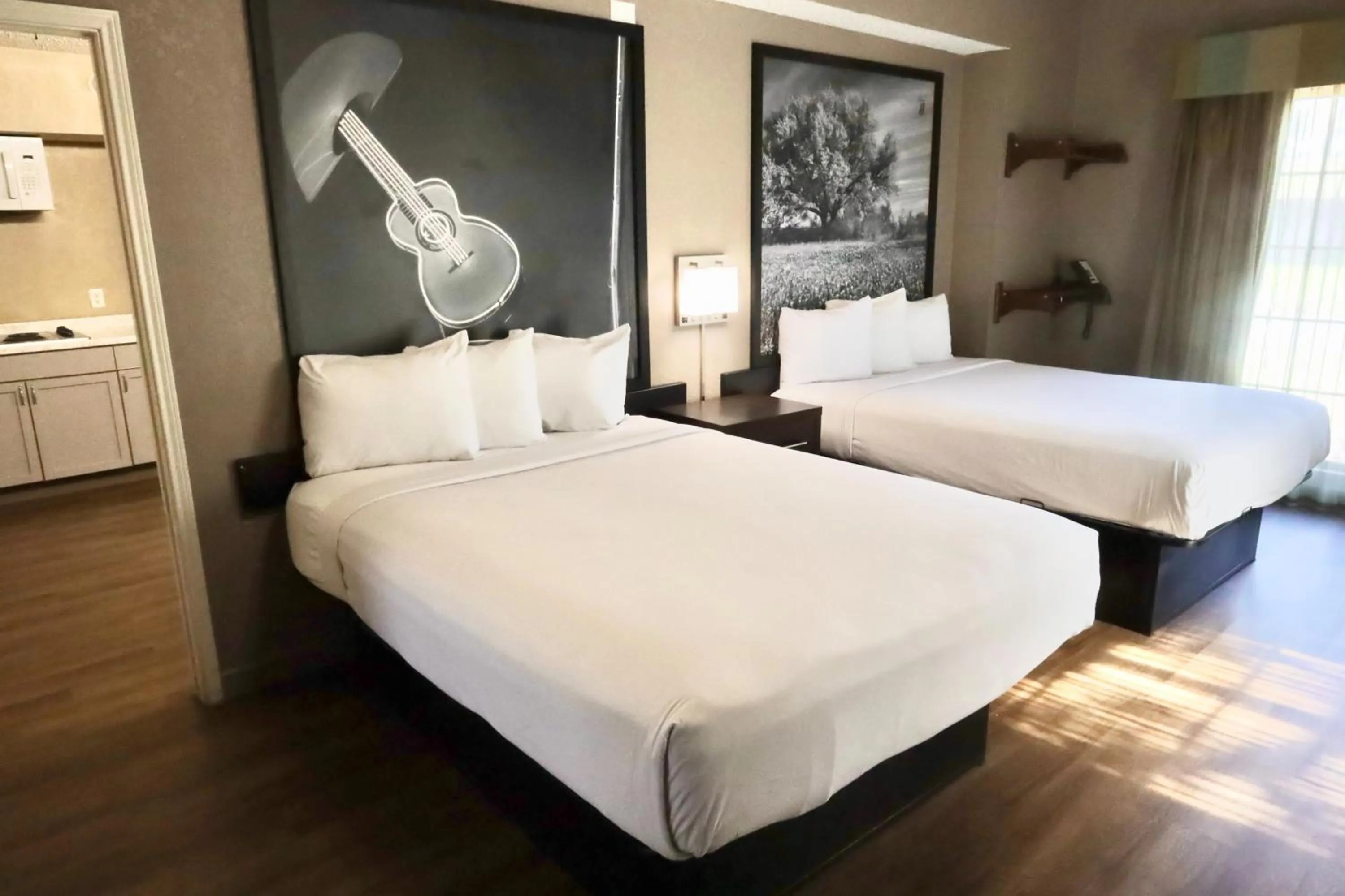Suite with Two Queen Beds - Non-Smoking in Super 8 by Wyndham Austin South I-35